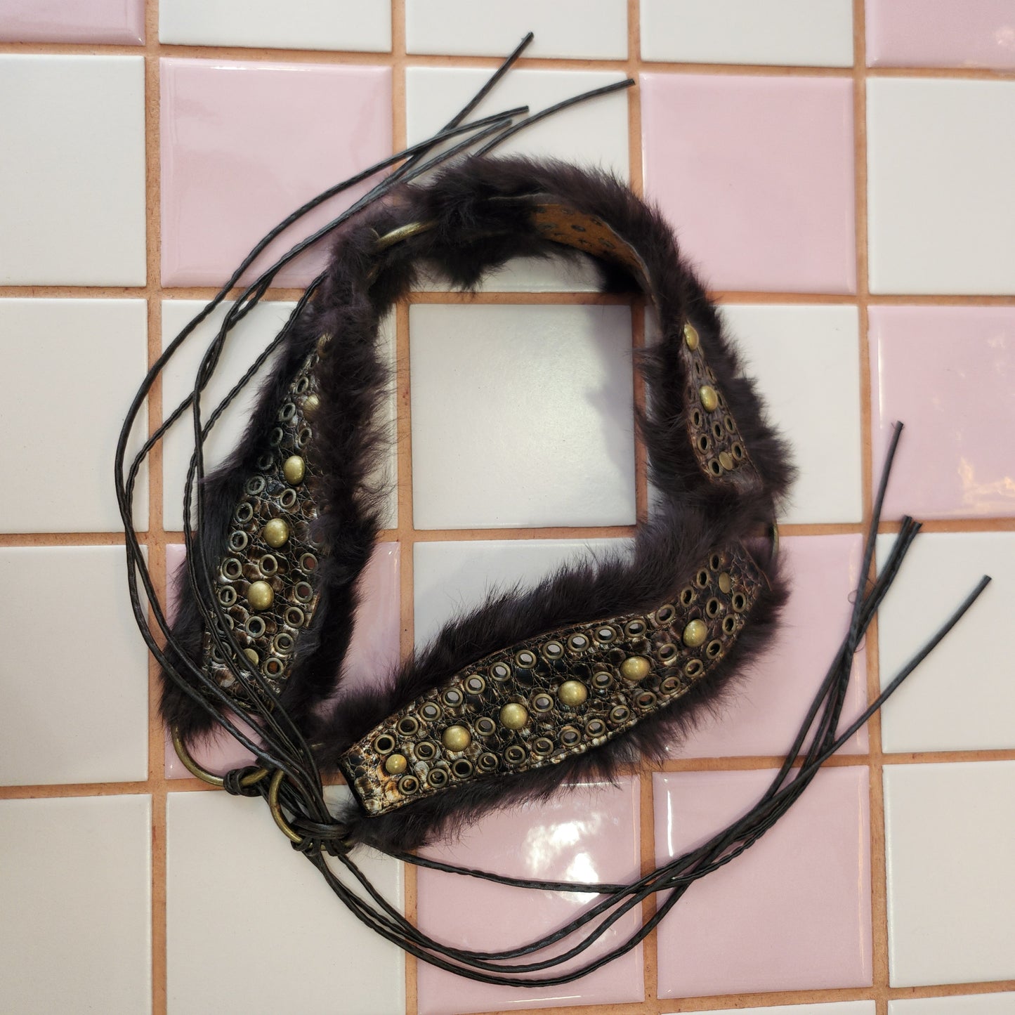 Furry Knot Belt