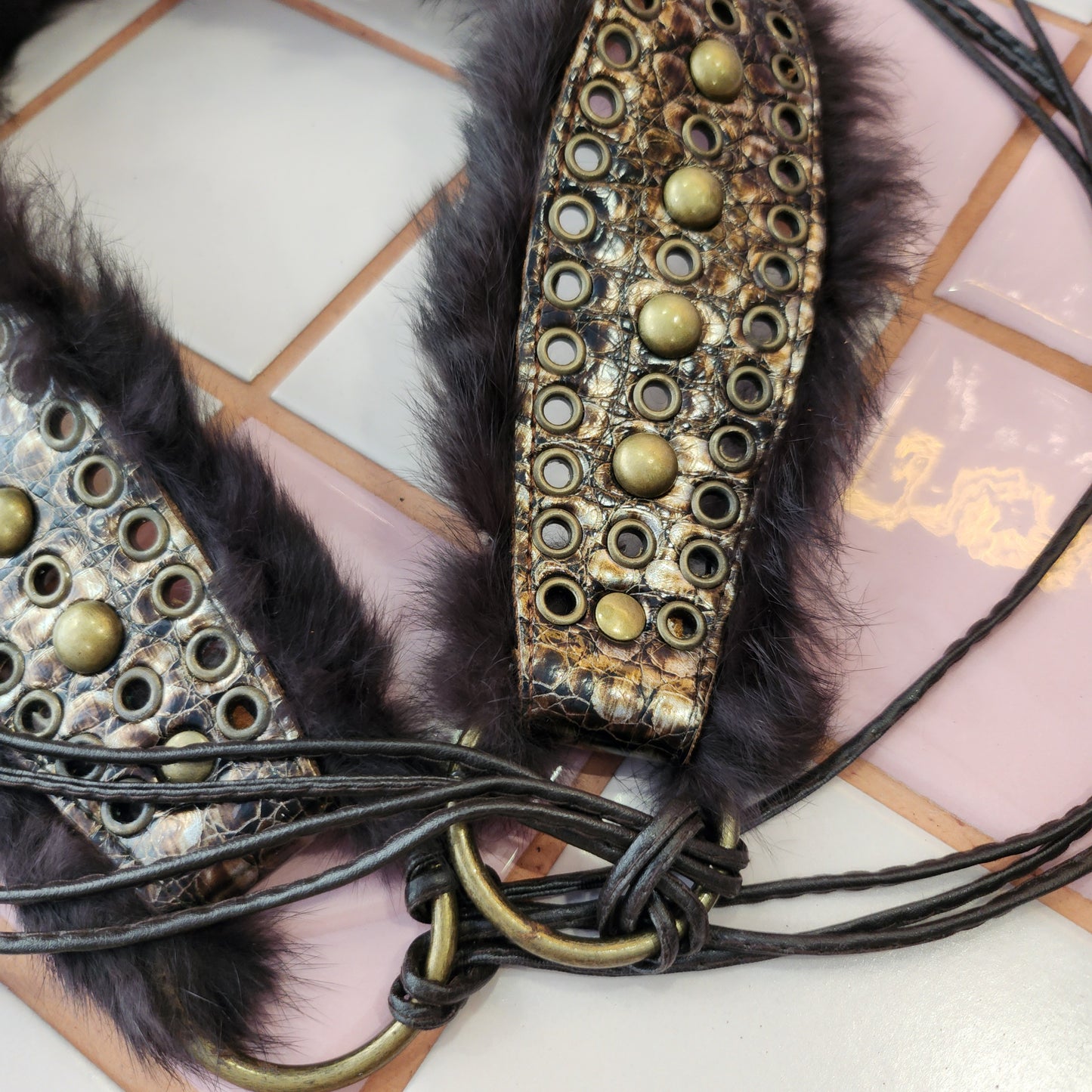 Furry Knot Belt