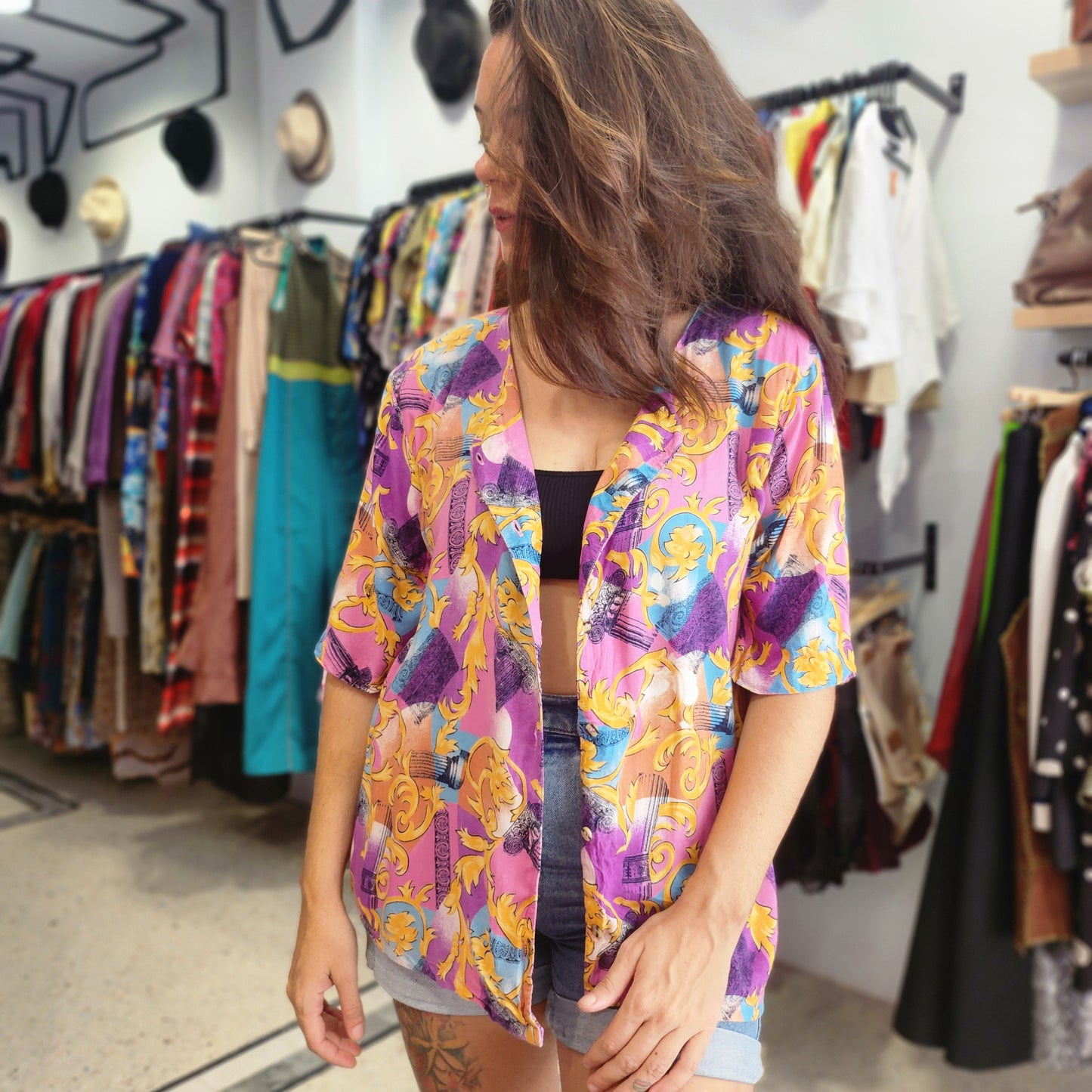 Oversized Pink Vintage Shirt