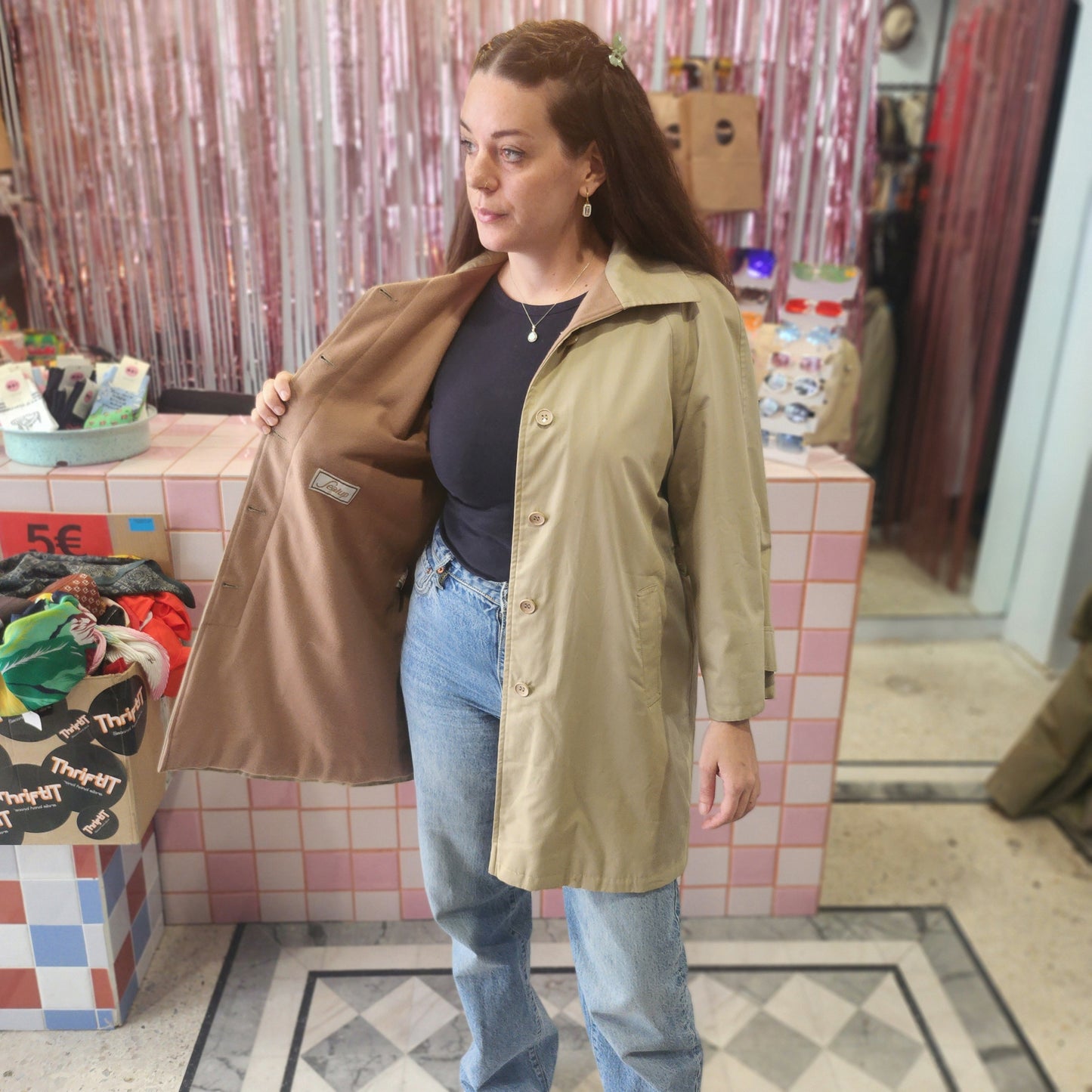 Knee High Classic Trench Coat