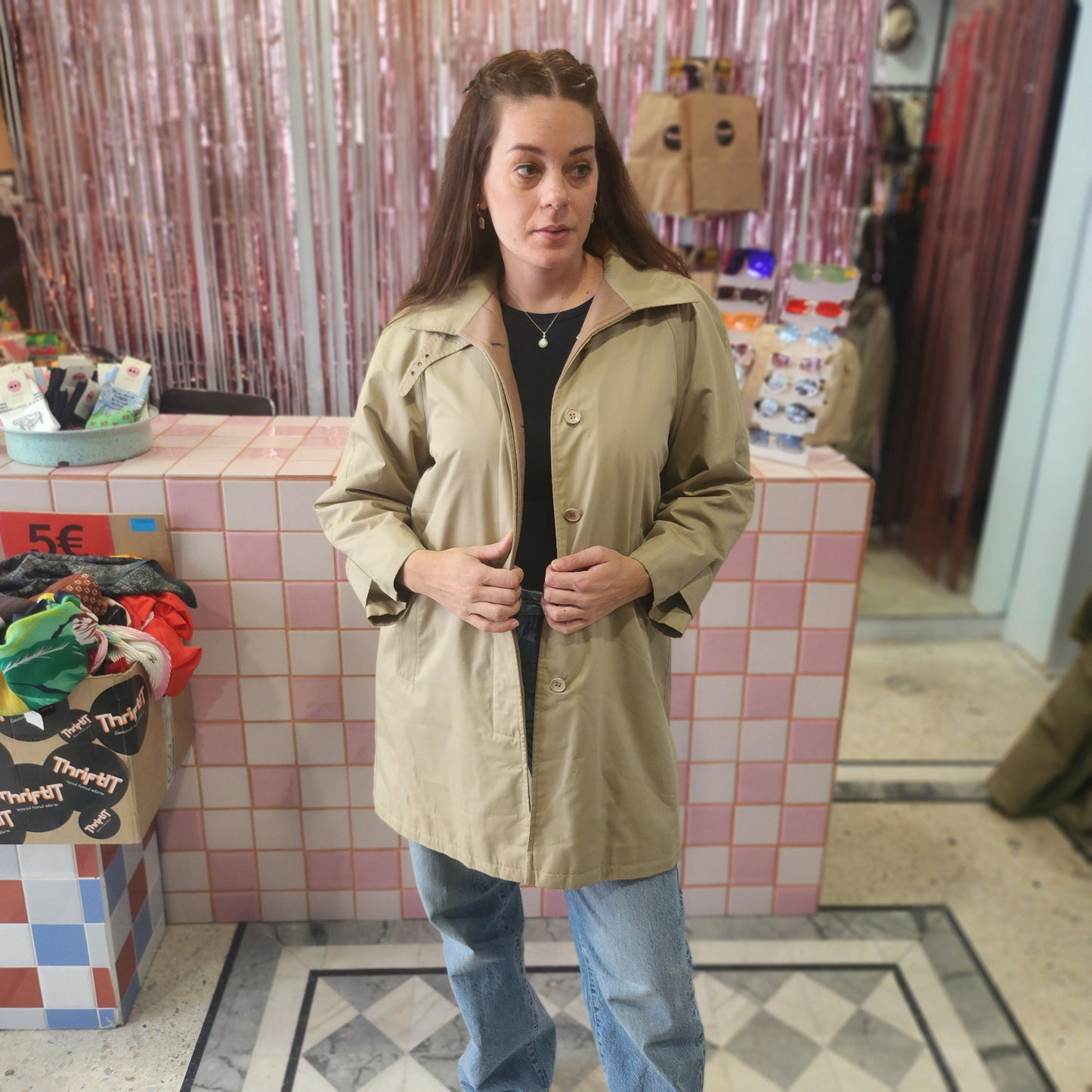 Knee High Classic Trench Coat