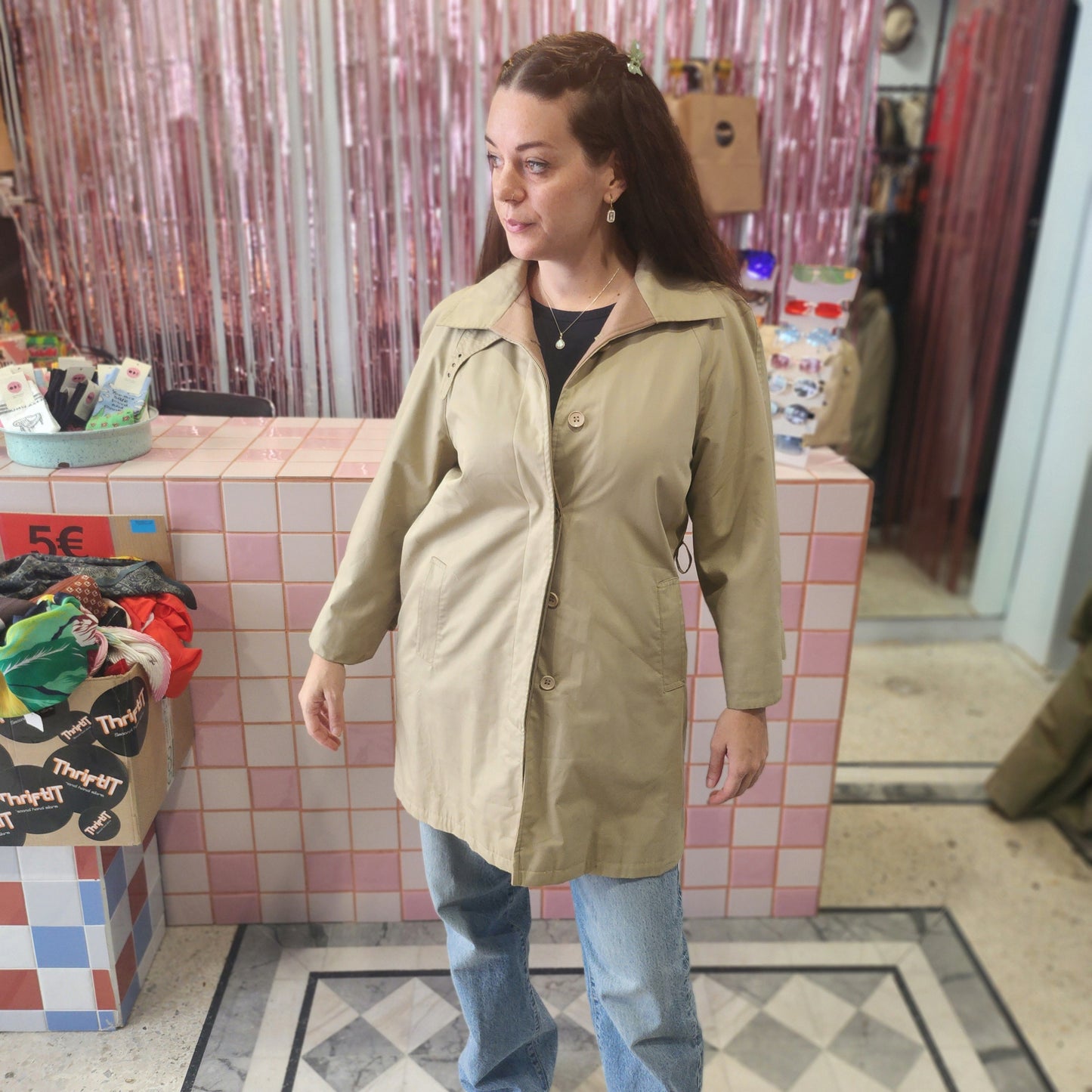 Knee High Classic Trench Coat