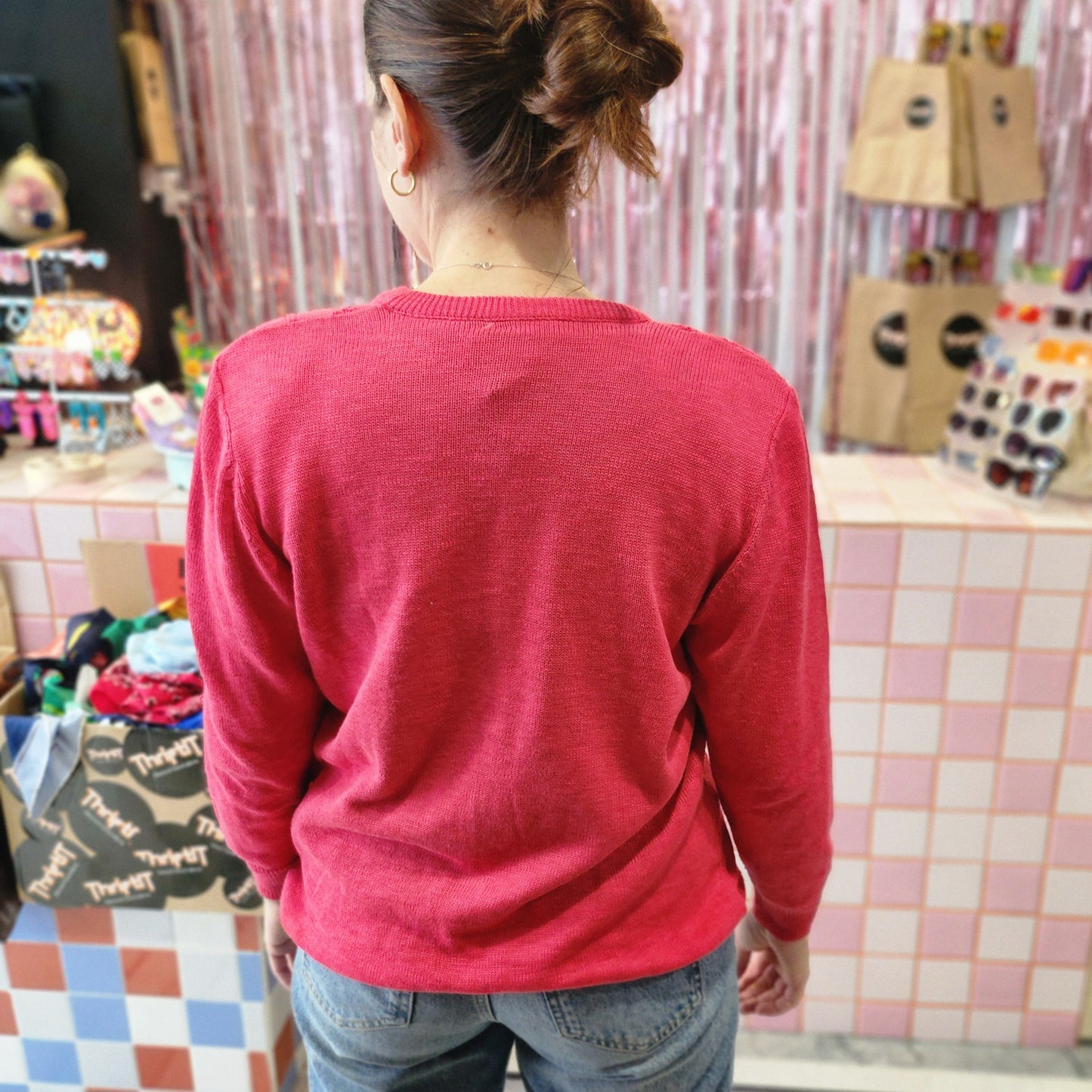 Hot Pink Cardigan