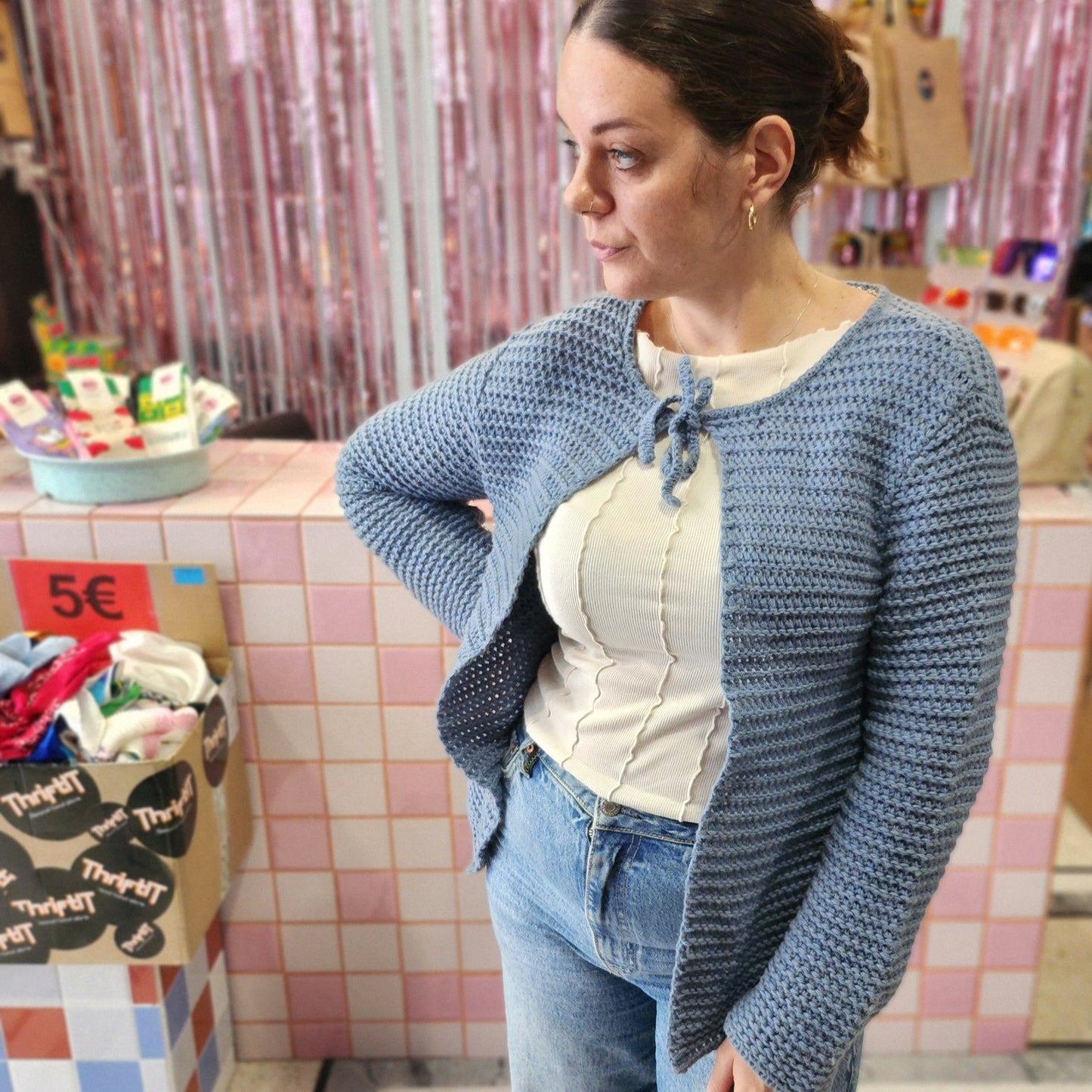 Cute Knitted Duster