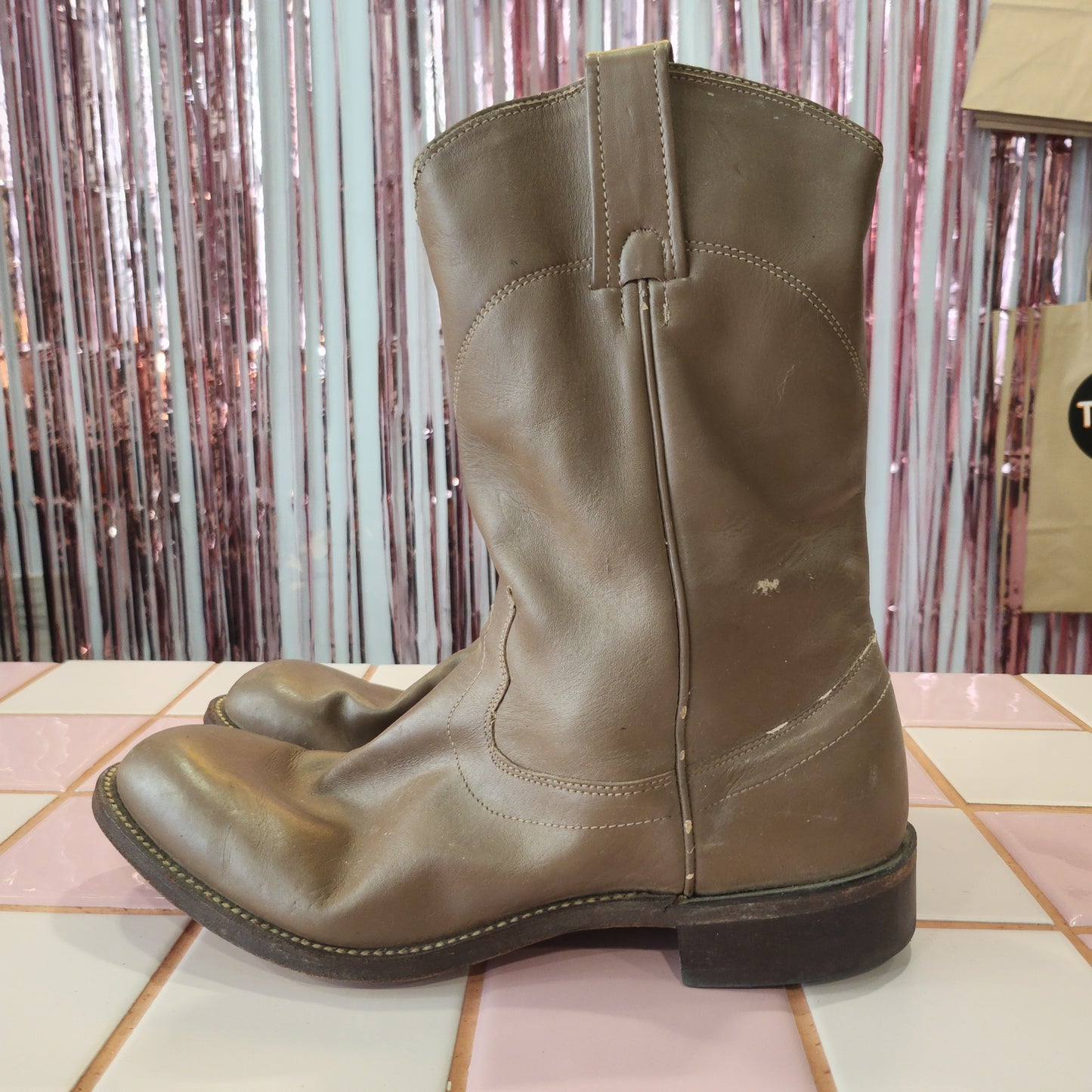 Simple Leather Boots