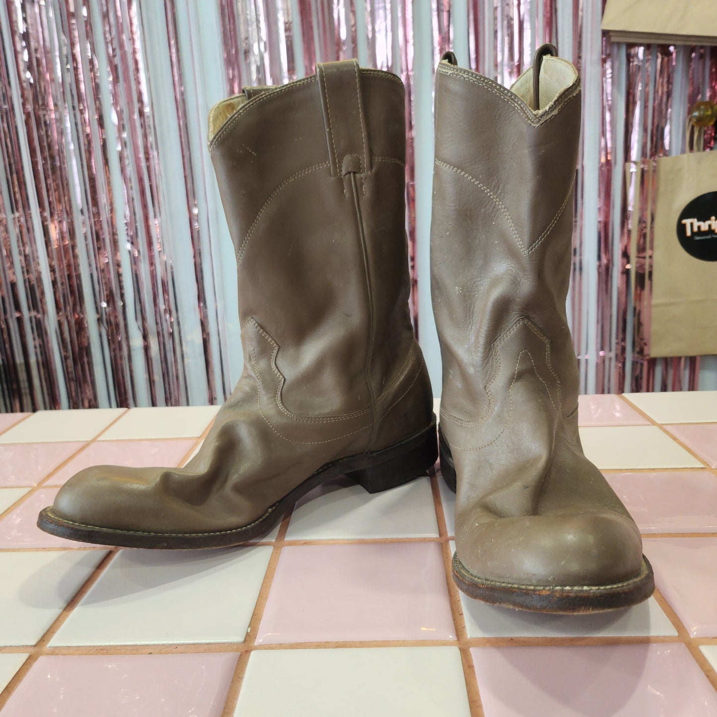Simple Leather Boots