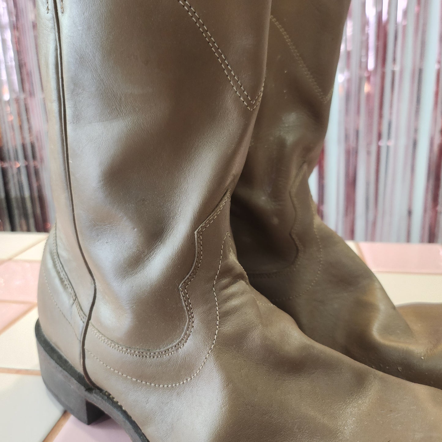 Simple Leather Boots