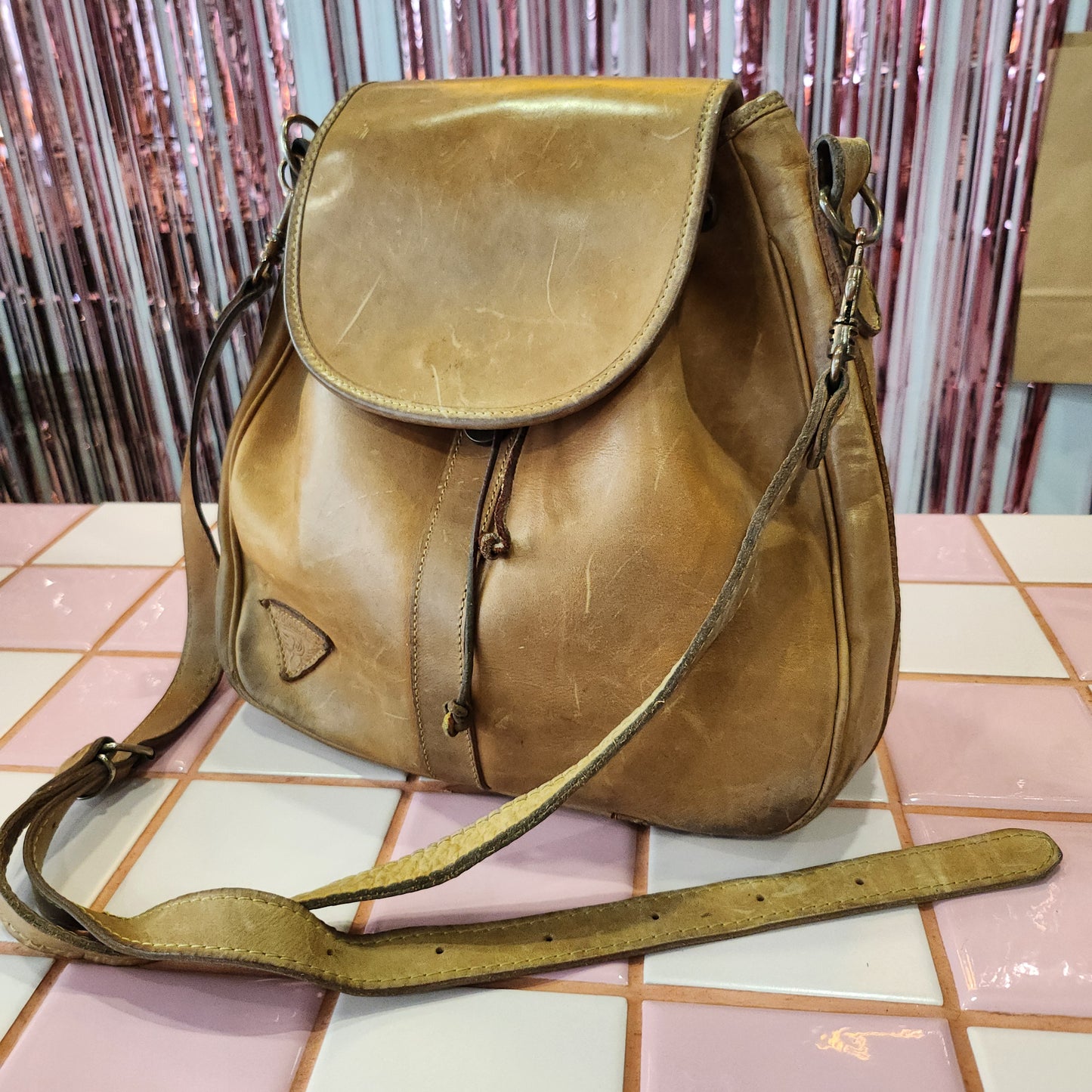 Vintage Leather Crossbag