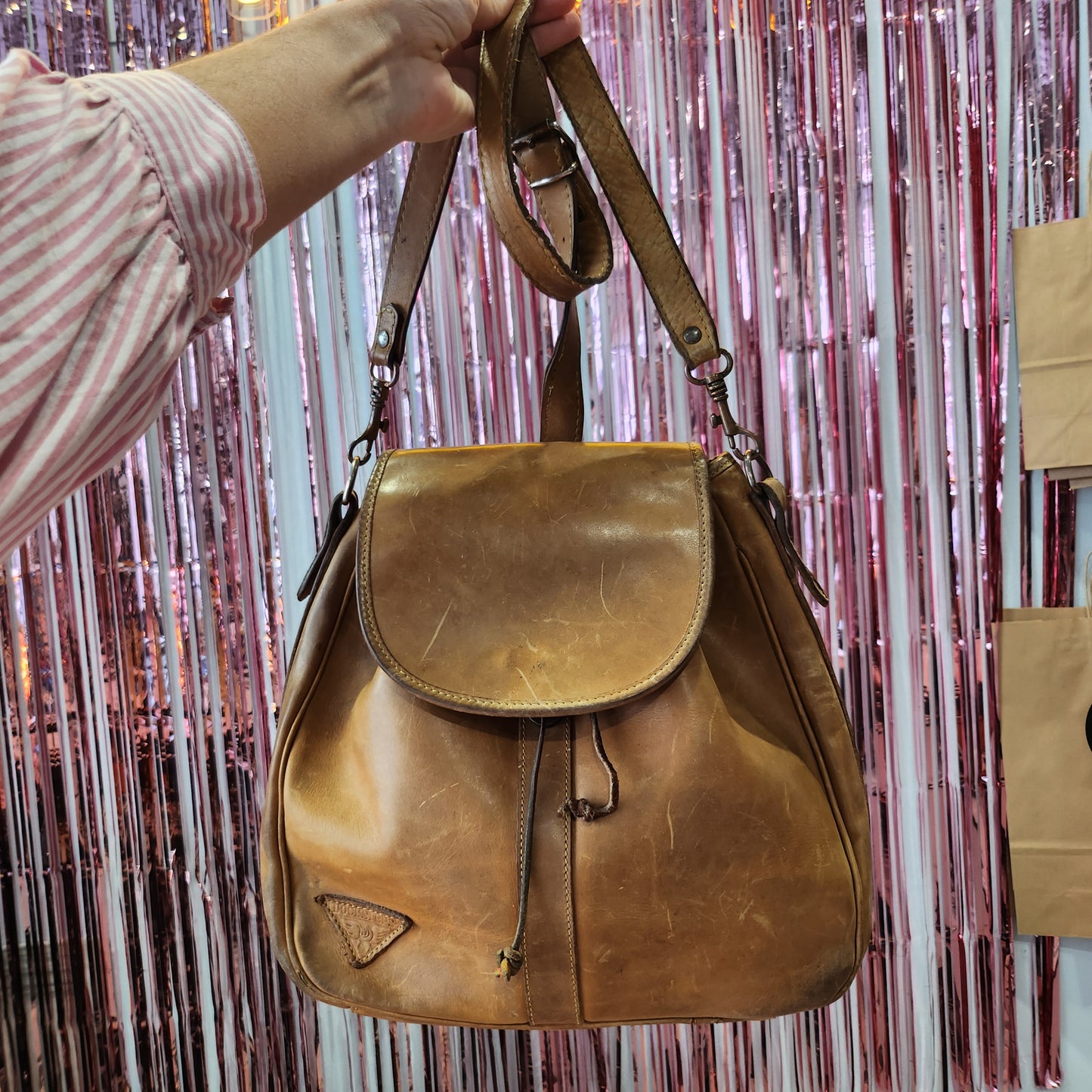 Vintage Leather Crossbag