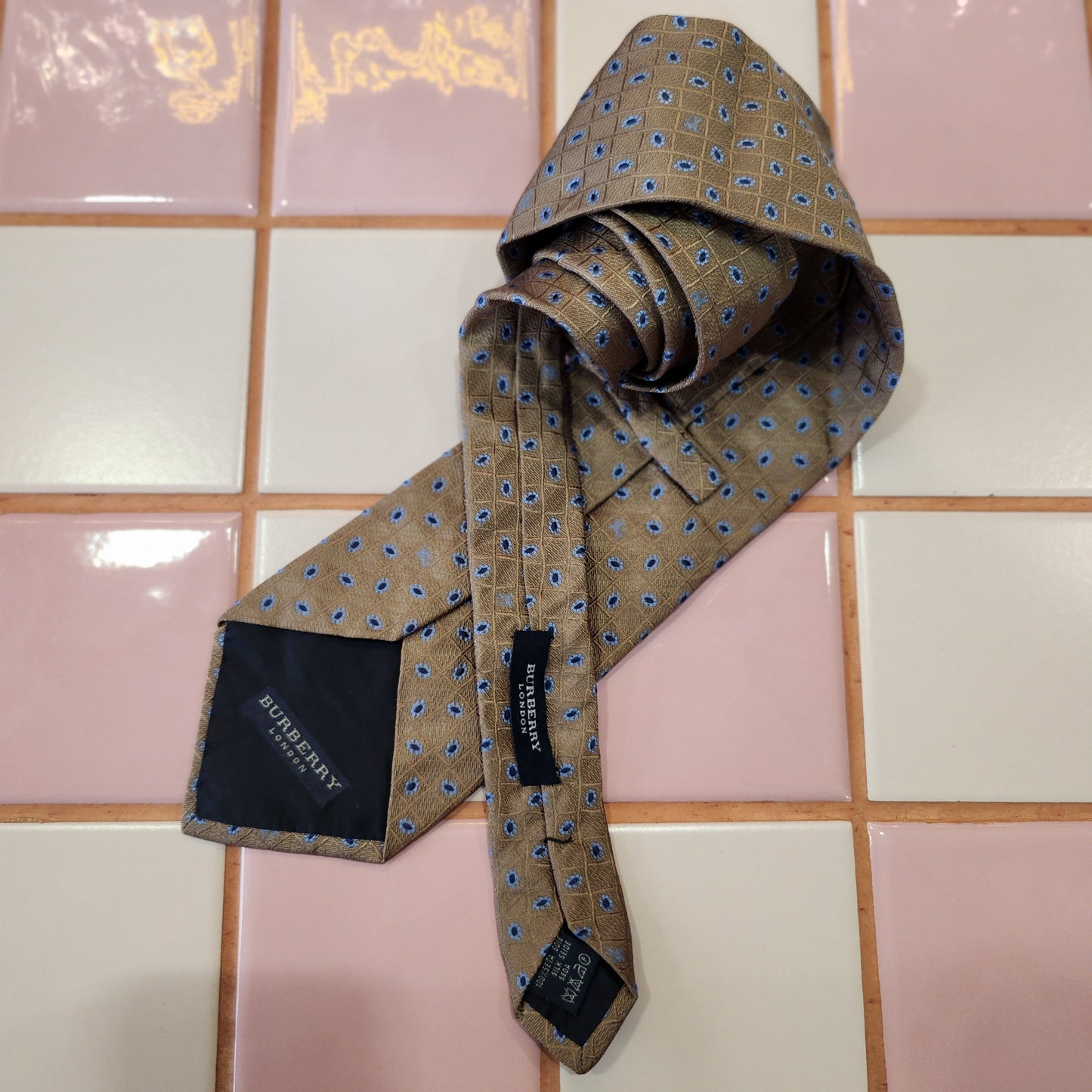 Vintage Burberry Silk Tie