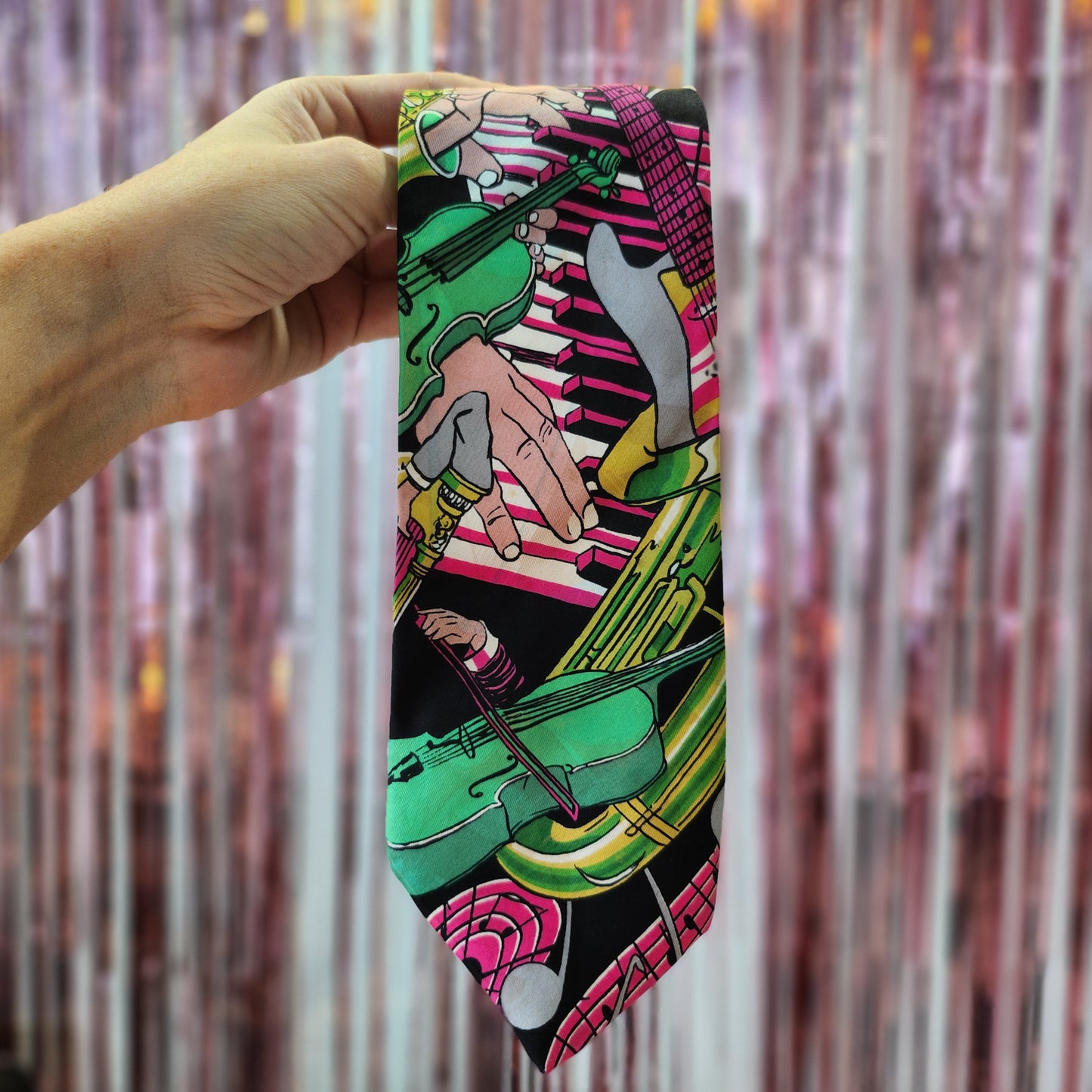 Vintage Silk Tie Music