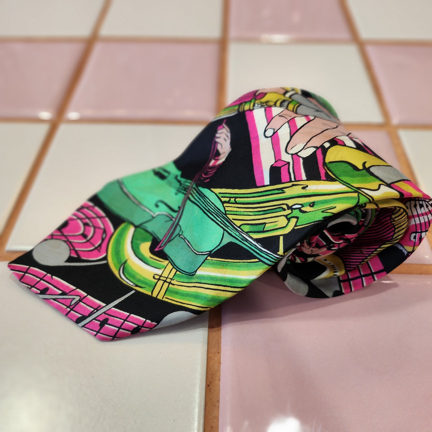 Vintage Silk Tie Music