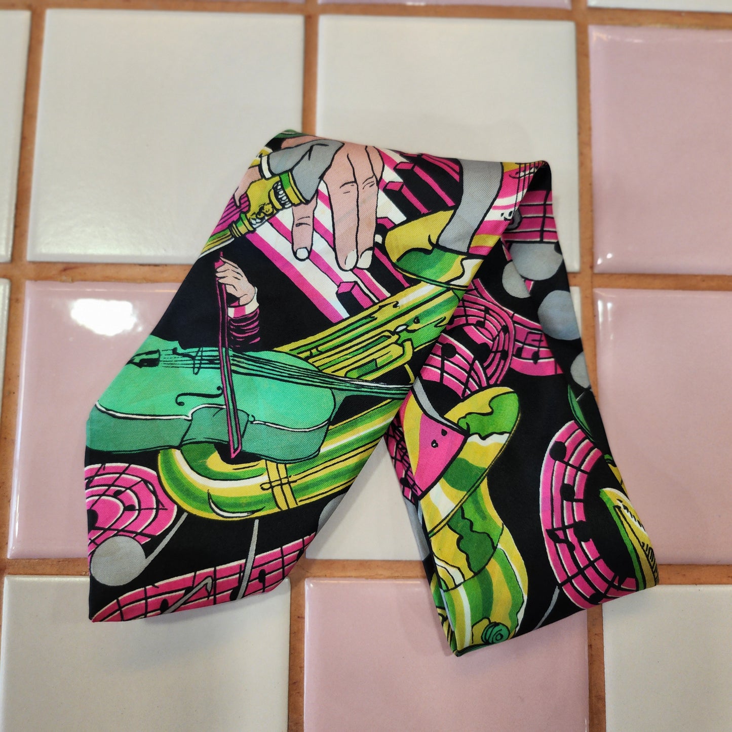 Vintage Silk Tie Music