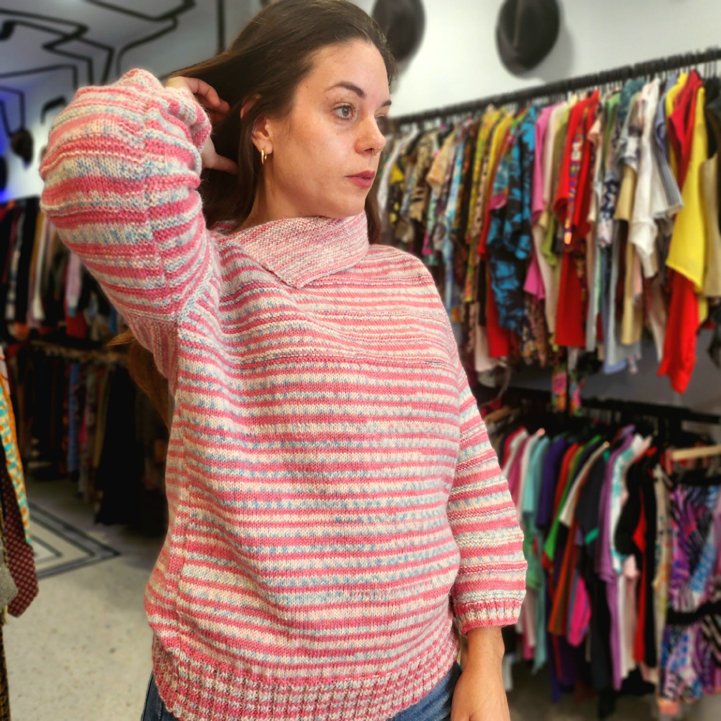 Handmade Vintage Knitted Top