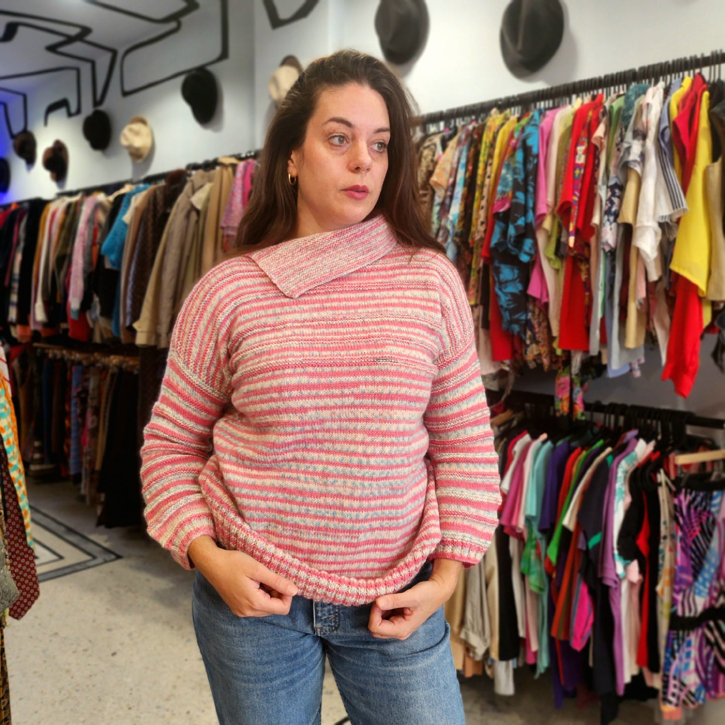 Handmade Vintage Knitted Top