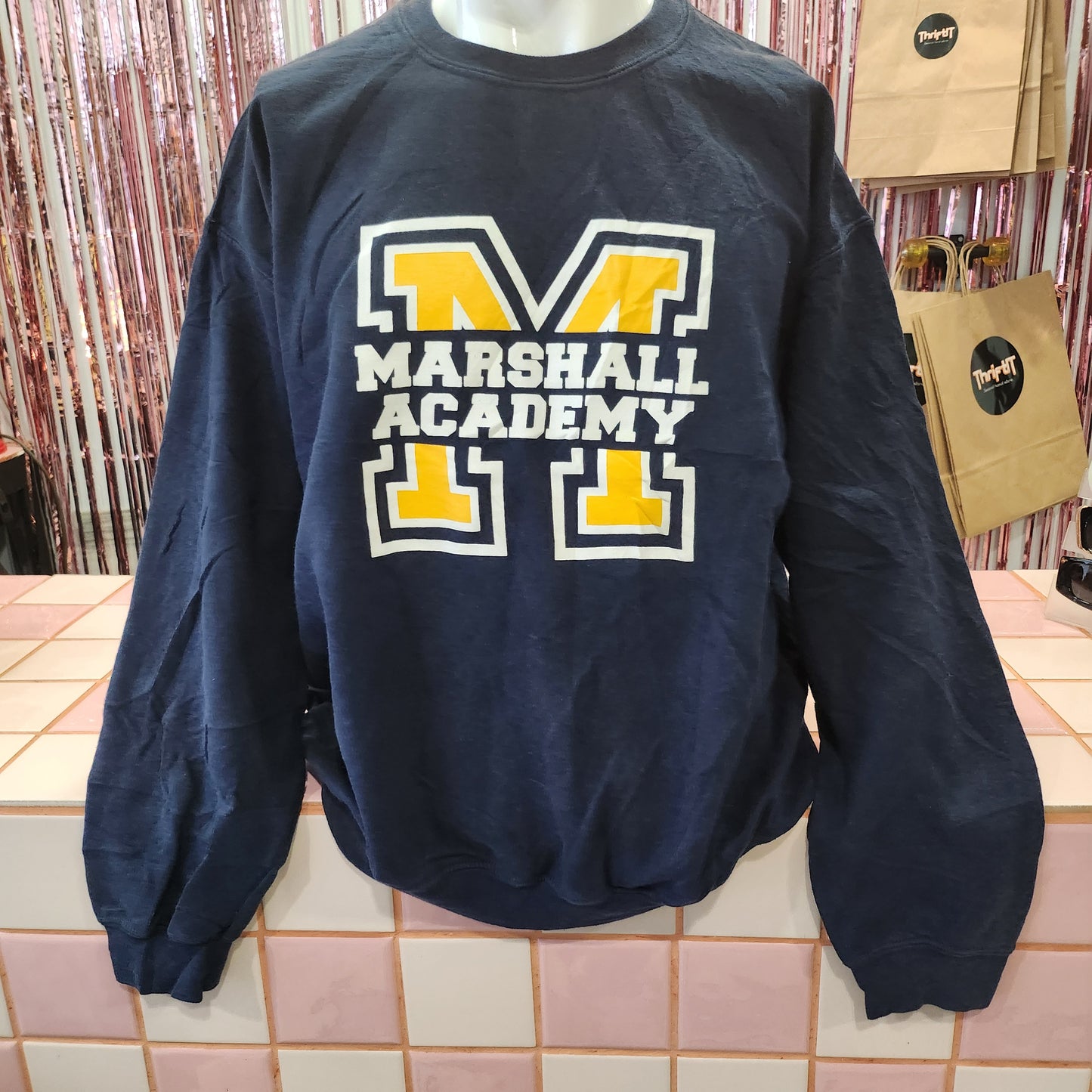College Peinted Crewneck