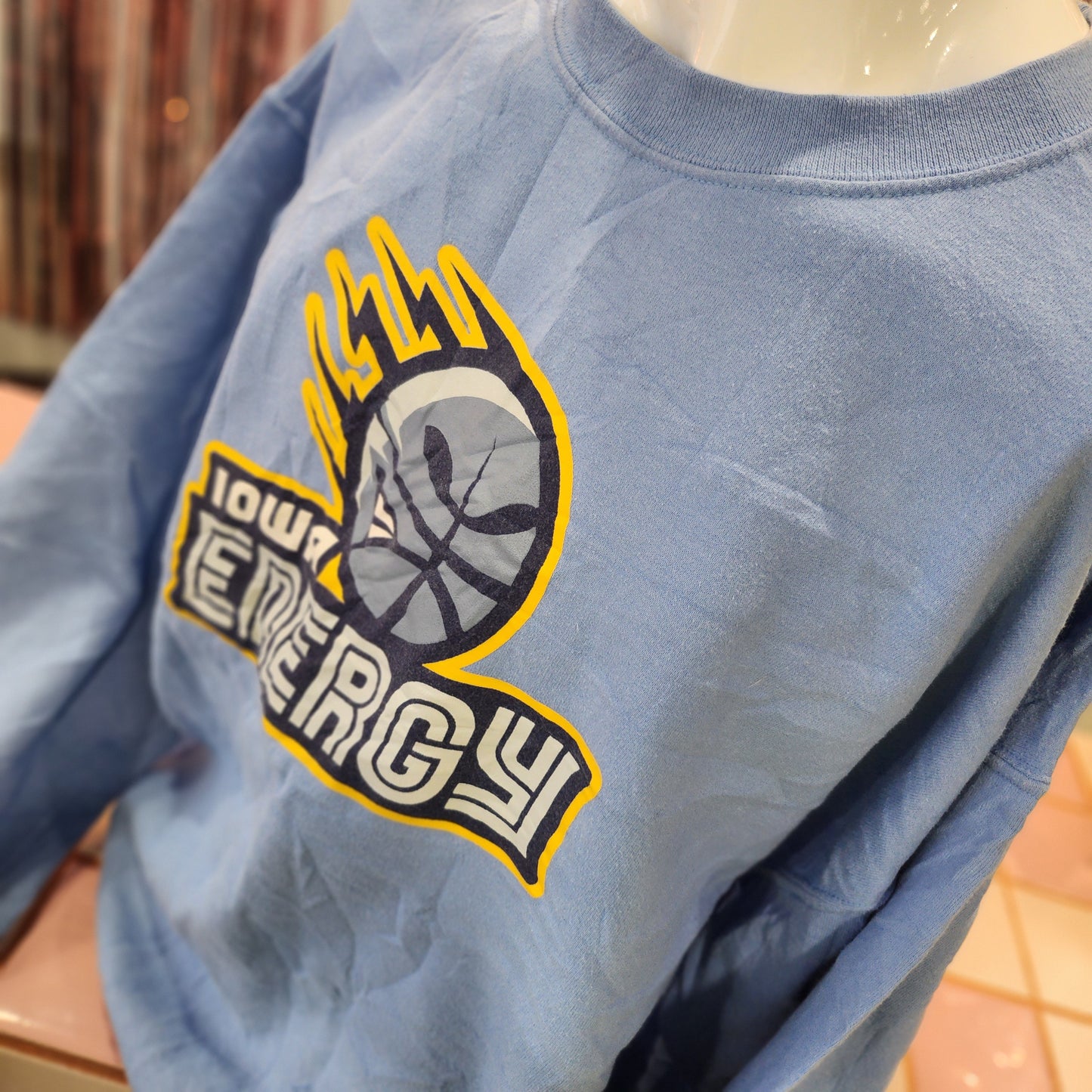 Vintage Basketball Printed Crewneck