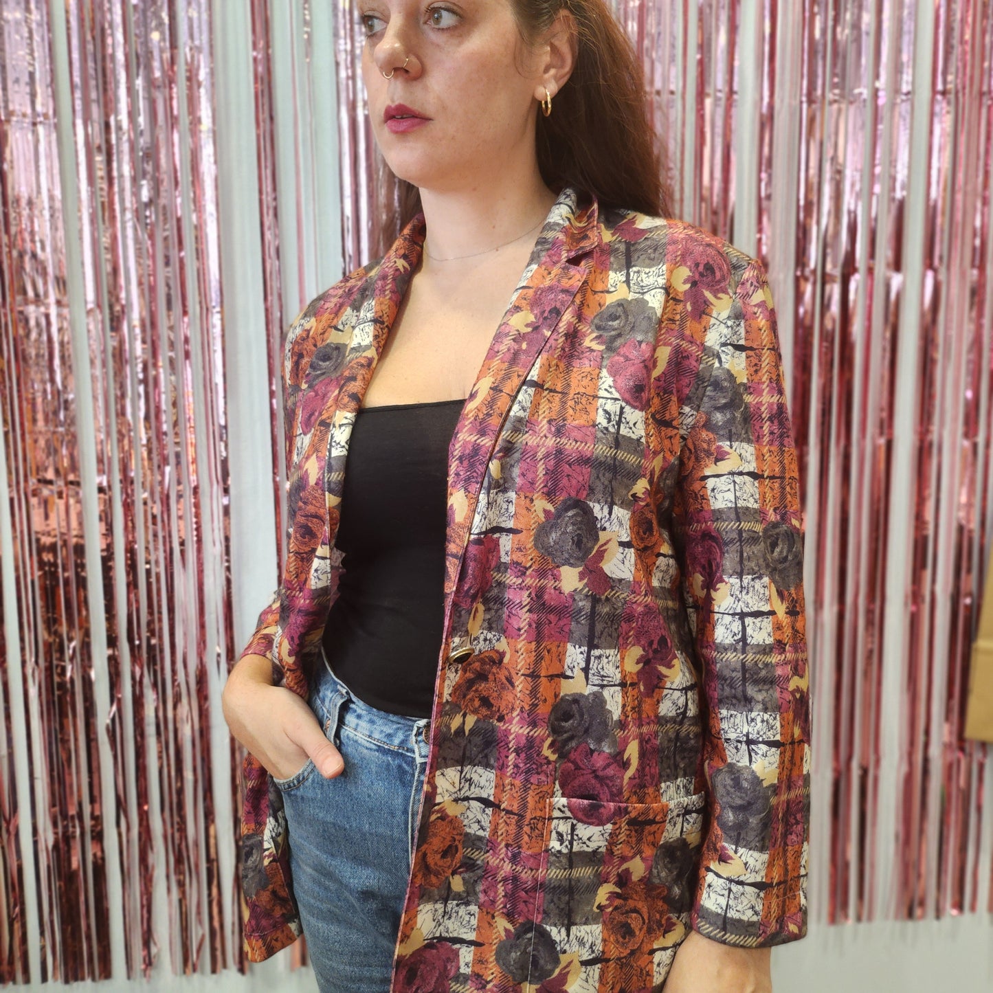 Soft Floral Blazer