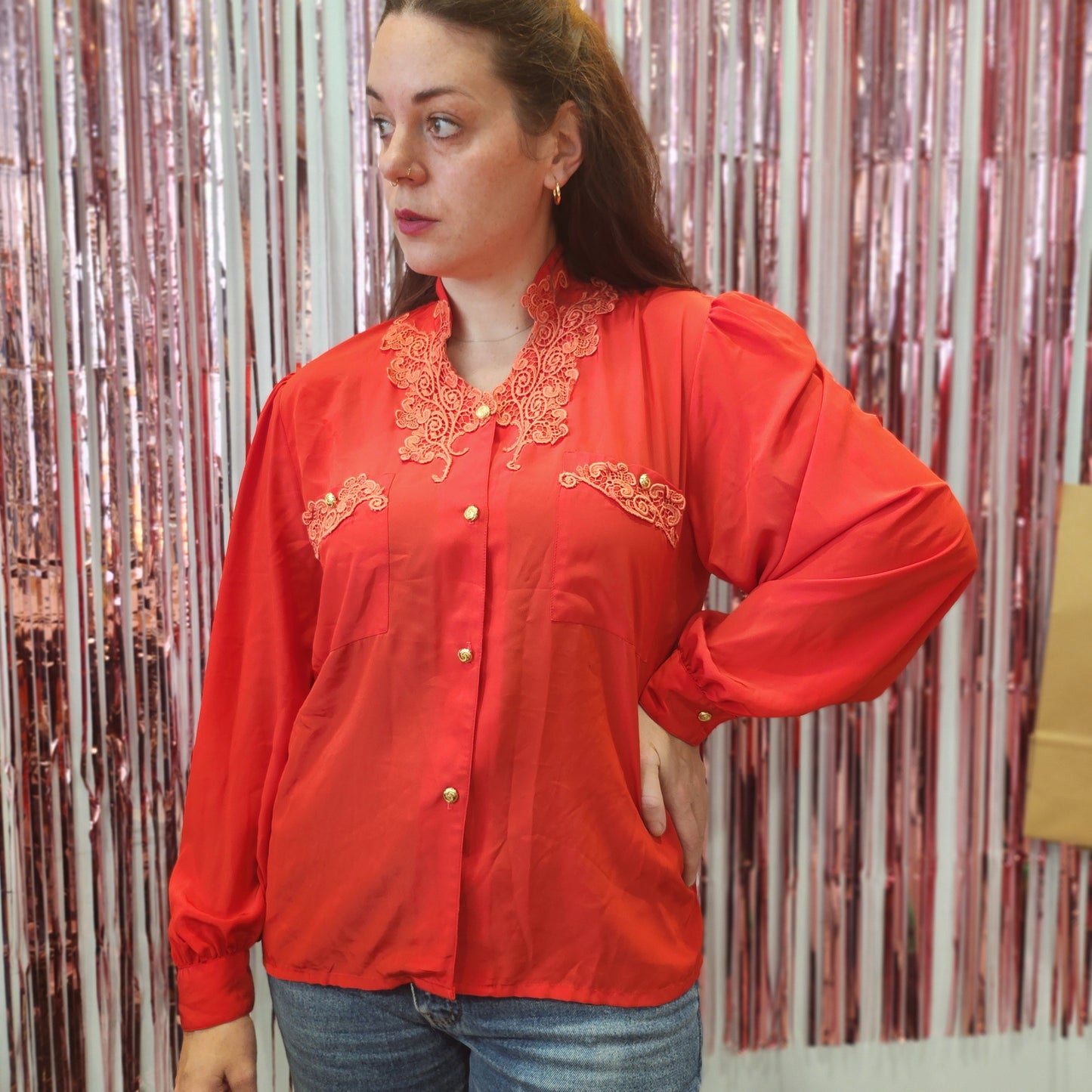 Beautiful Vintage Shirt with Embroidery