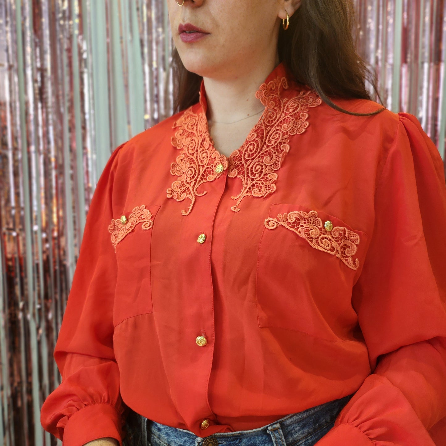 Beautiful Vintage Shirt with Embroidery