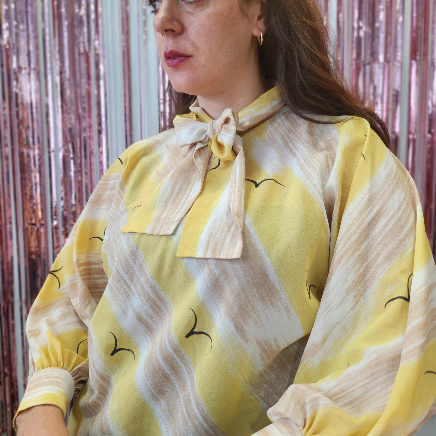 Vintage Top with Bow