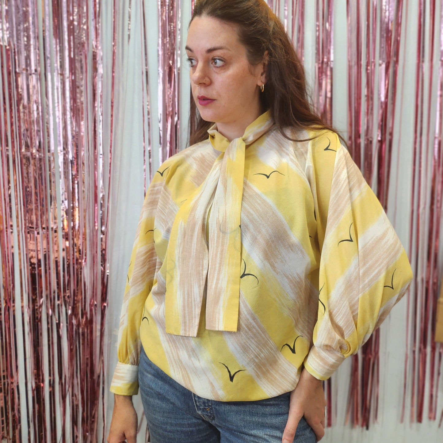 Vintage Top with Bow