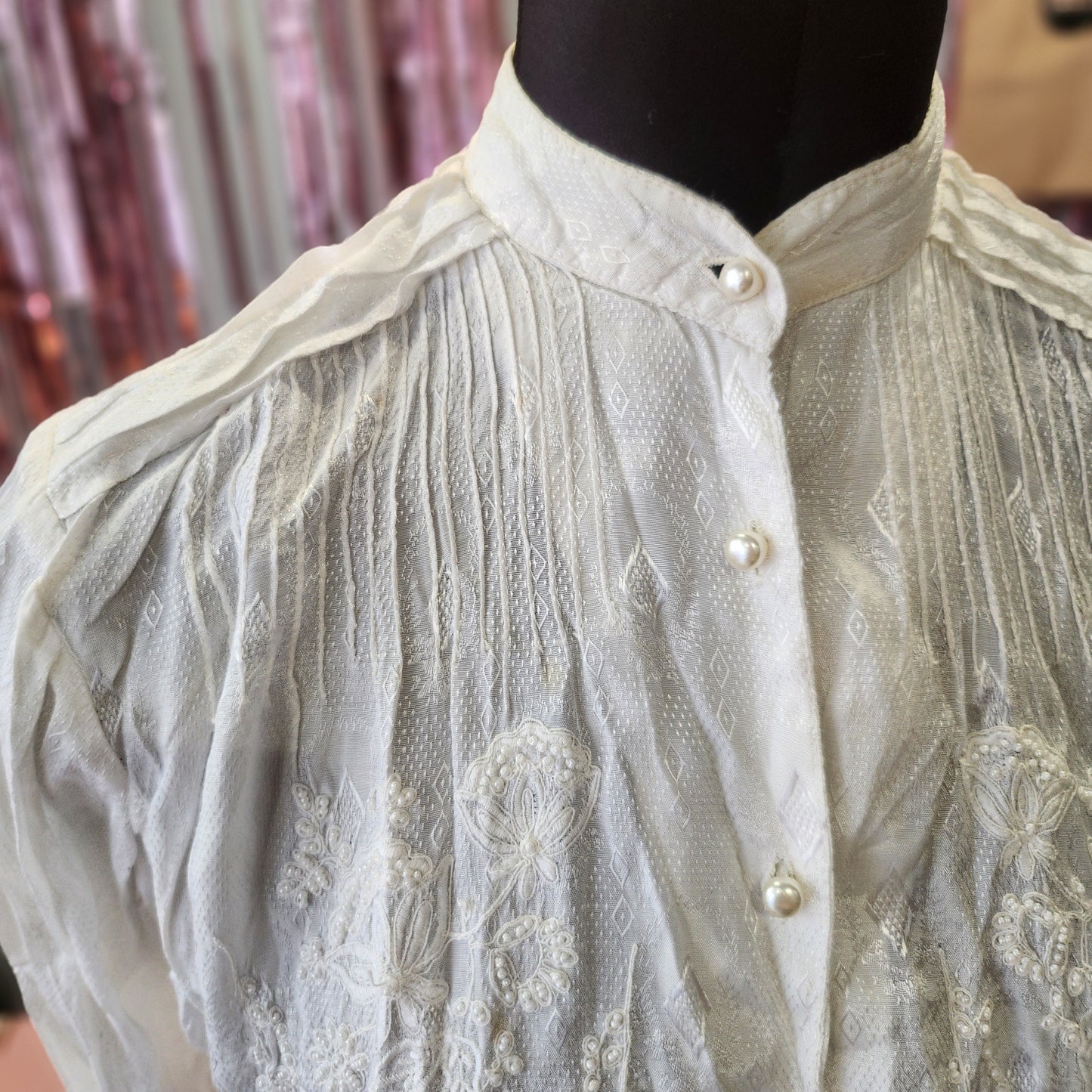 Beautiful Vintage Beaded Shirt