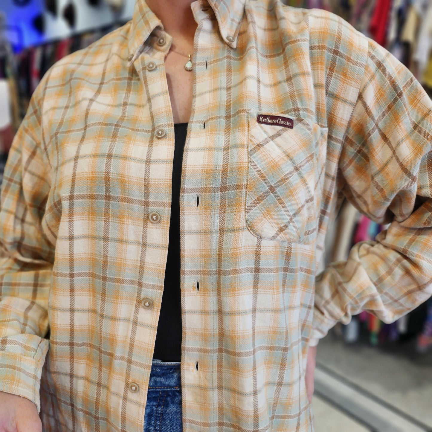 Vintage Marlboro Mens Shirt