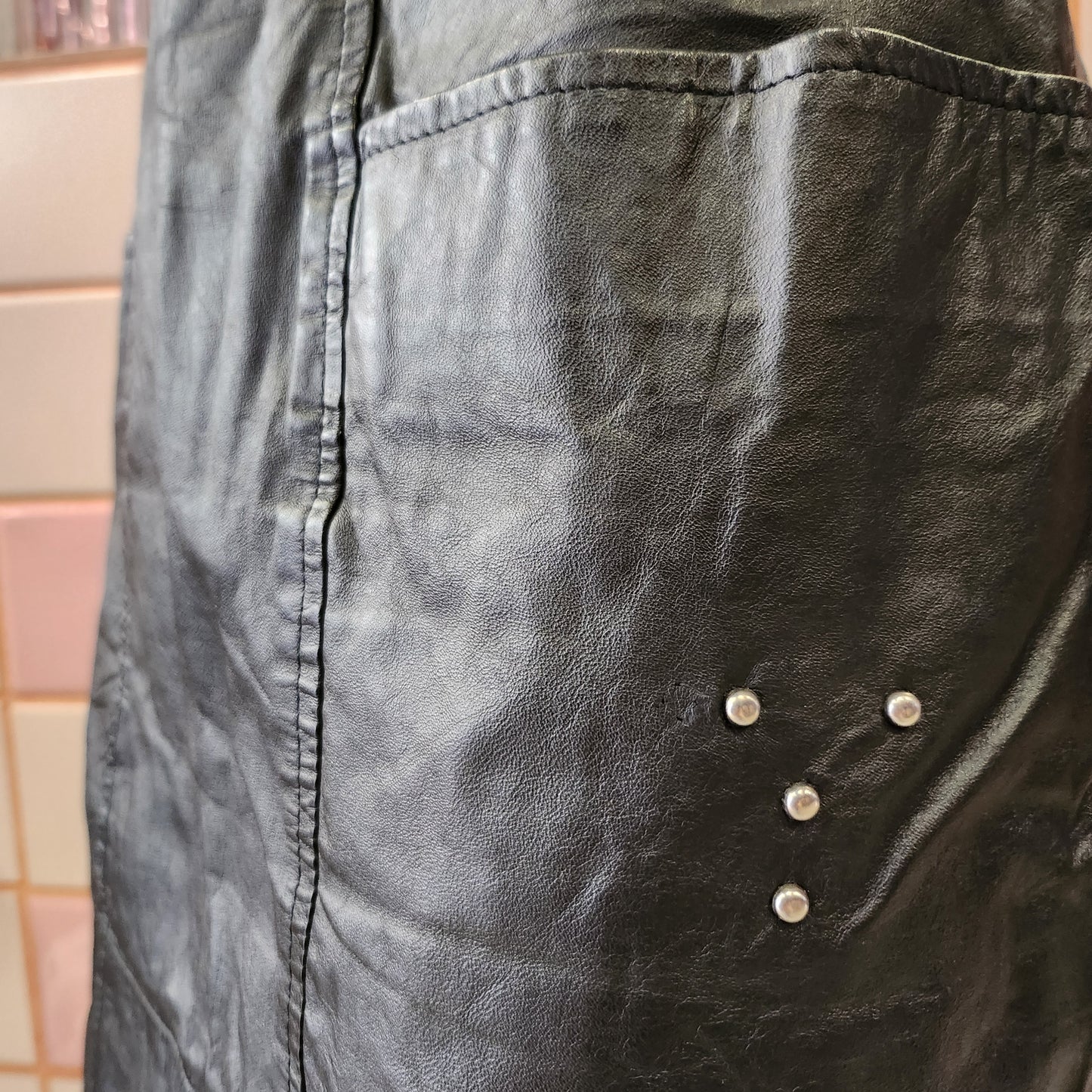 Leather Mini Skirt