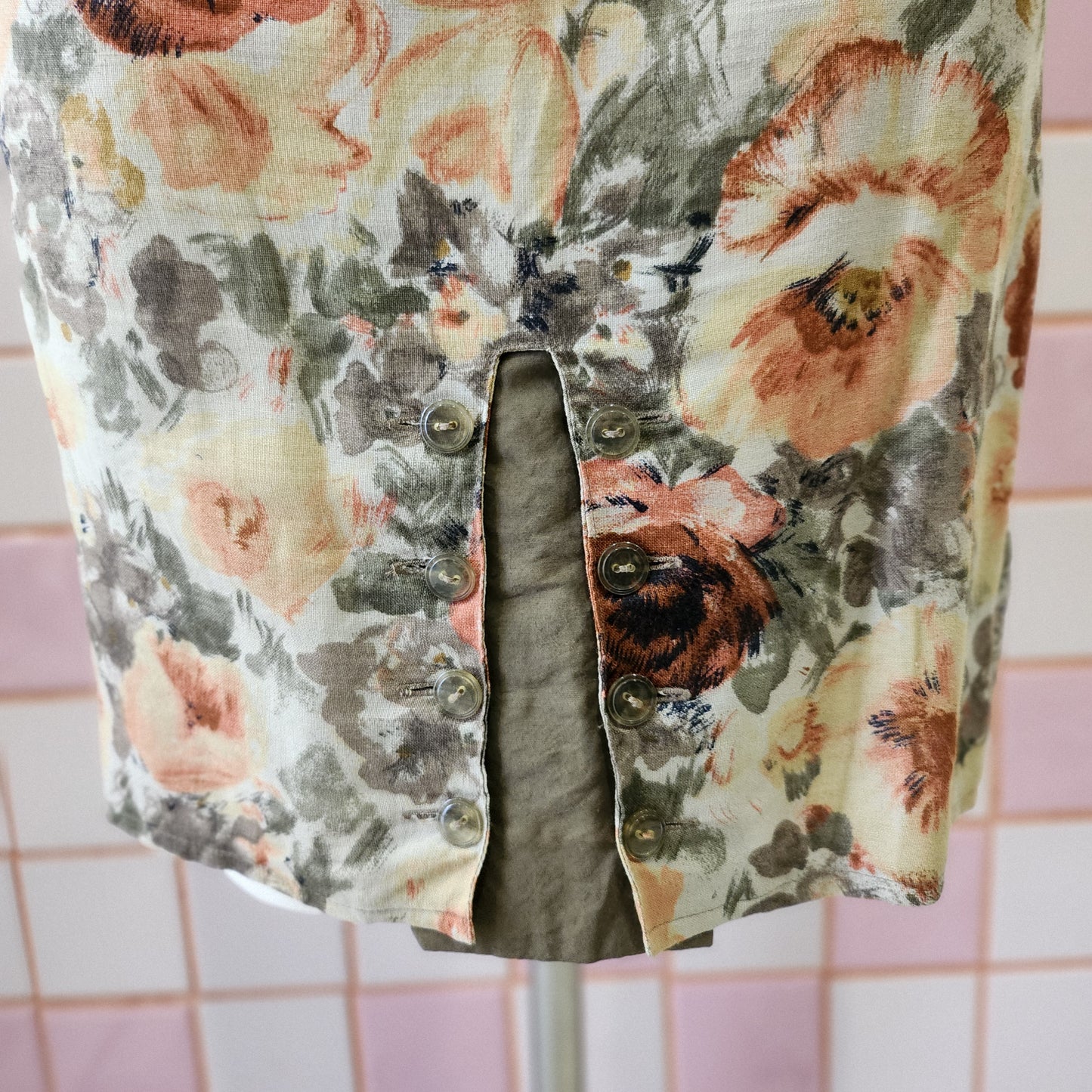 Vintage Floral Skirt