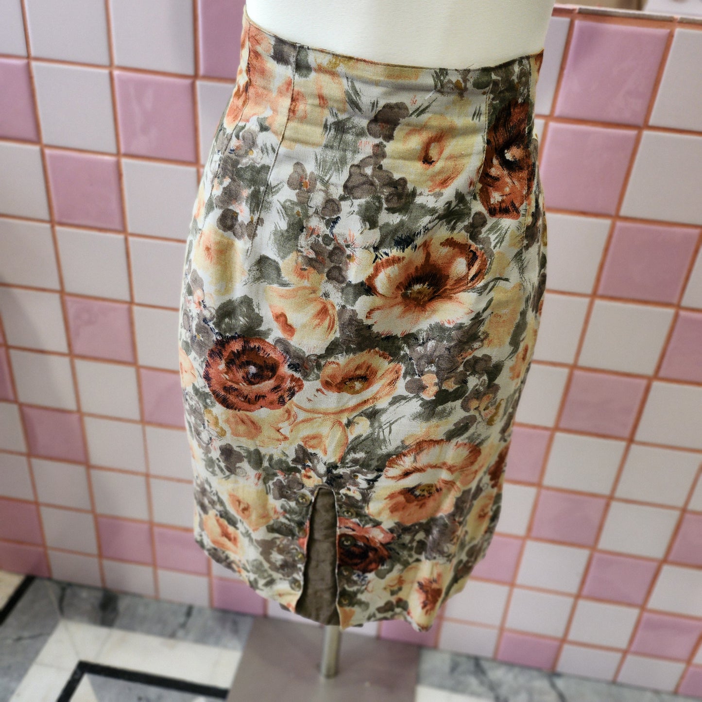 Vintage Floral Skirt