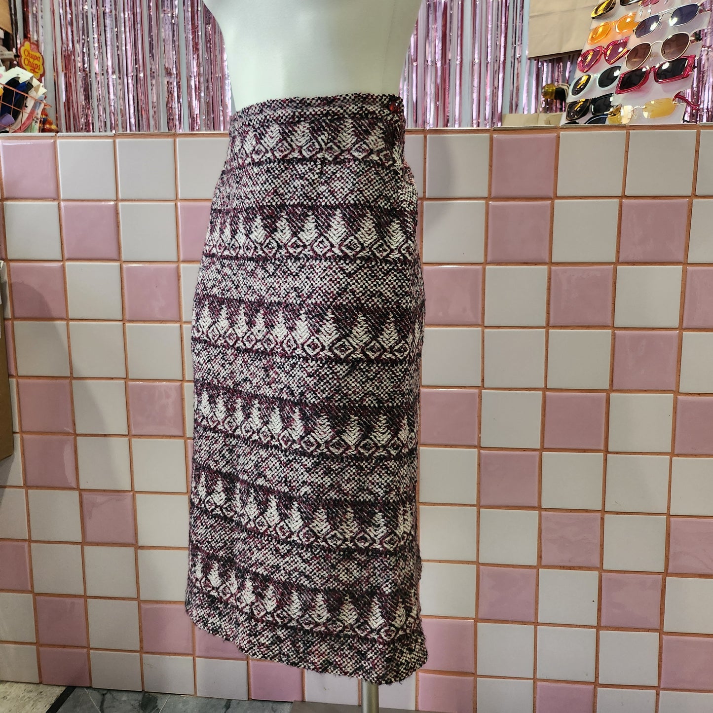 Vintage Wool Mini Skirt