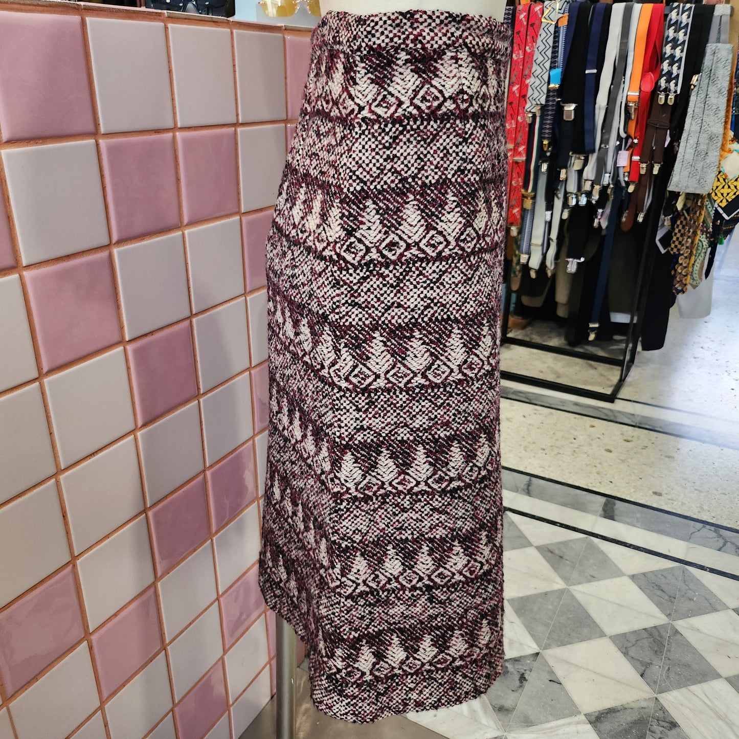 Vintage Wool Mini Skirt