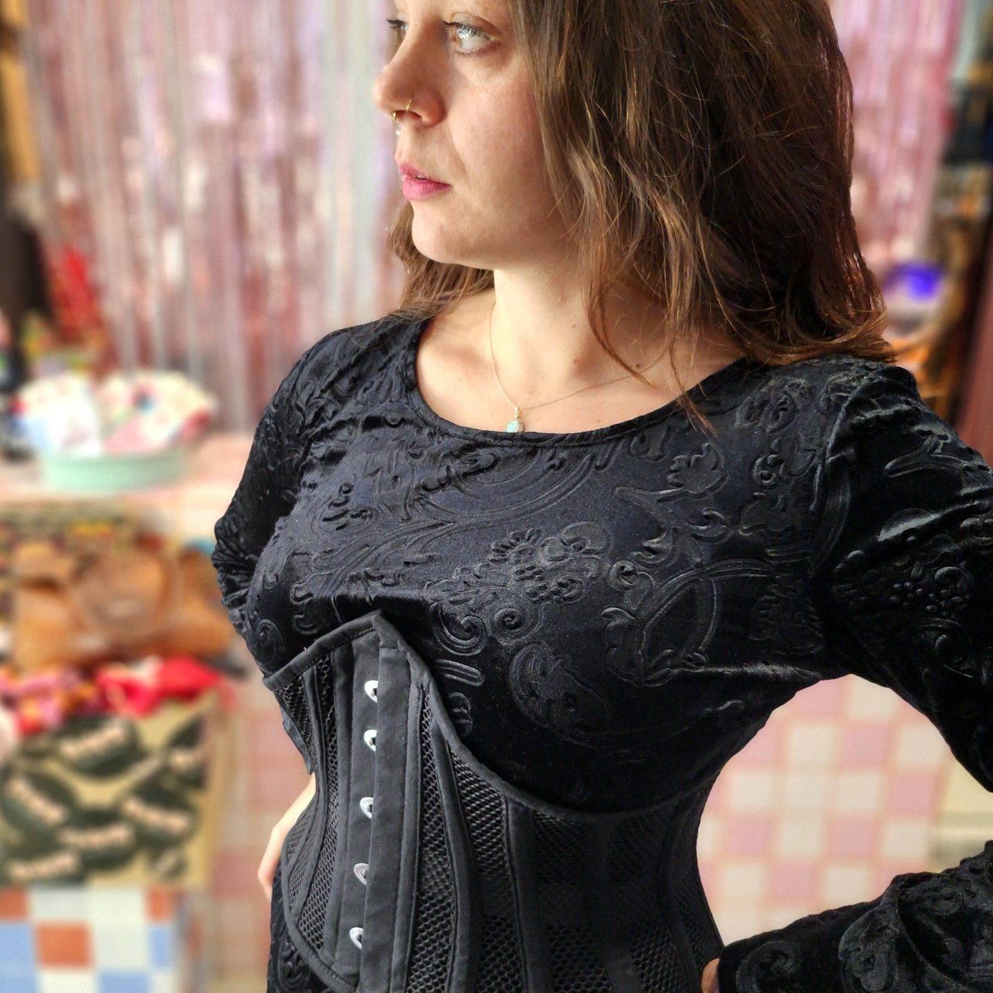 Velvet Textured Dress