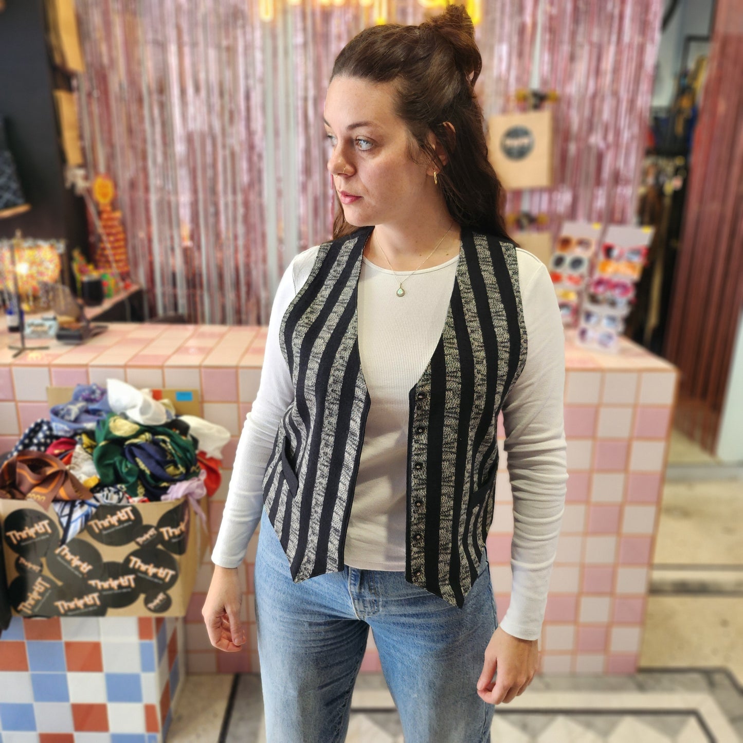 Vintage Stripped Vest