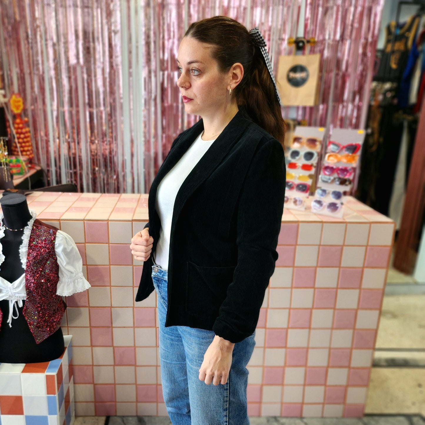 Black Corduroy Blazer