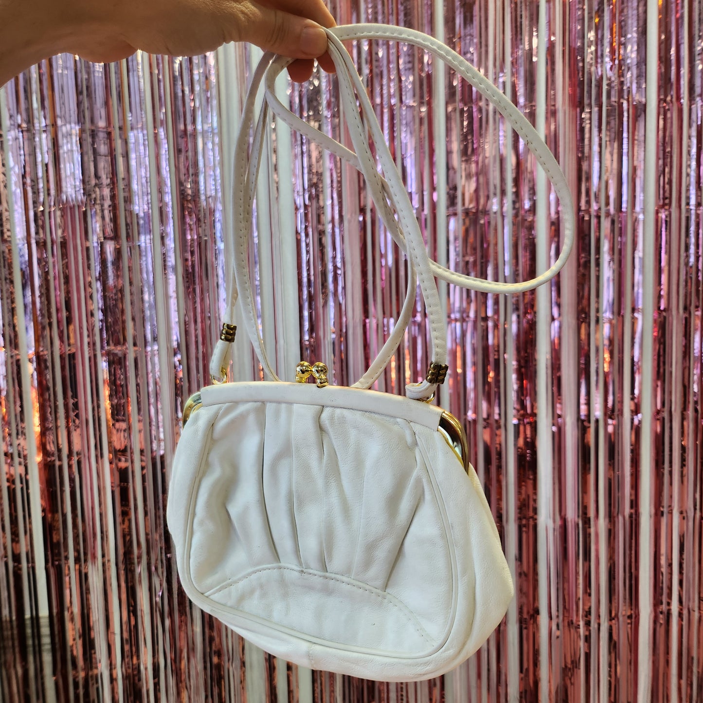 White Leather Bag