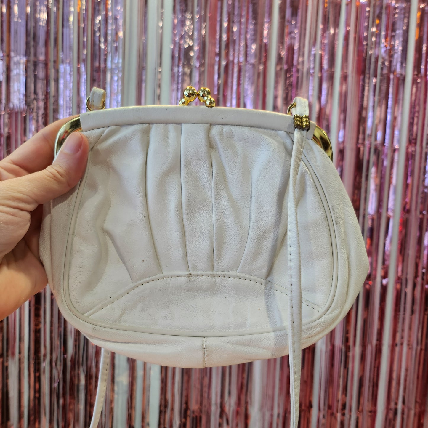 White Leather Bag