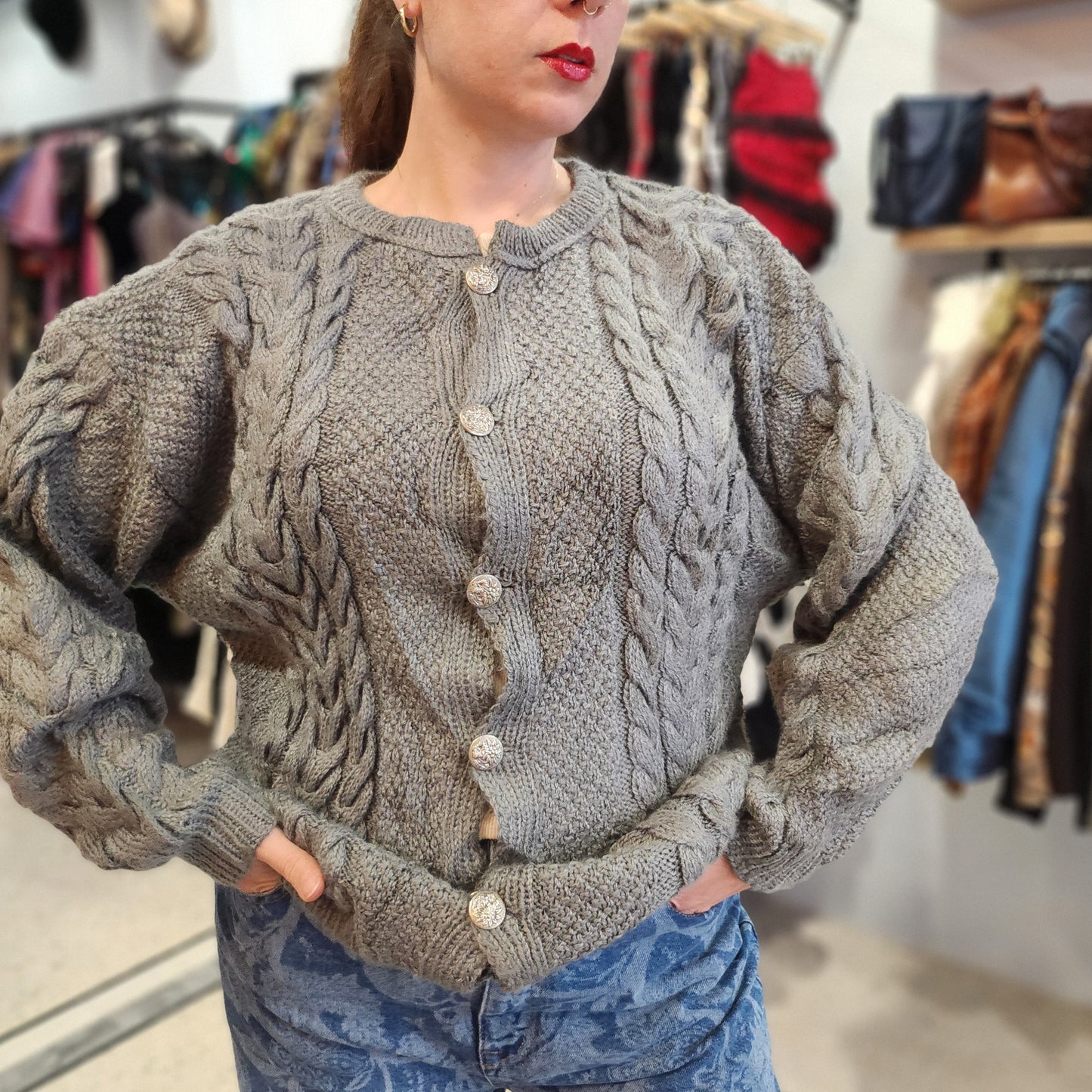 Handmade Fluffy Cardigan