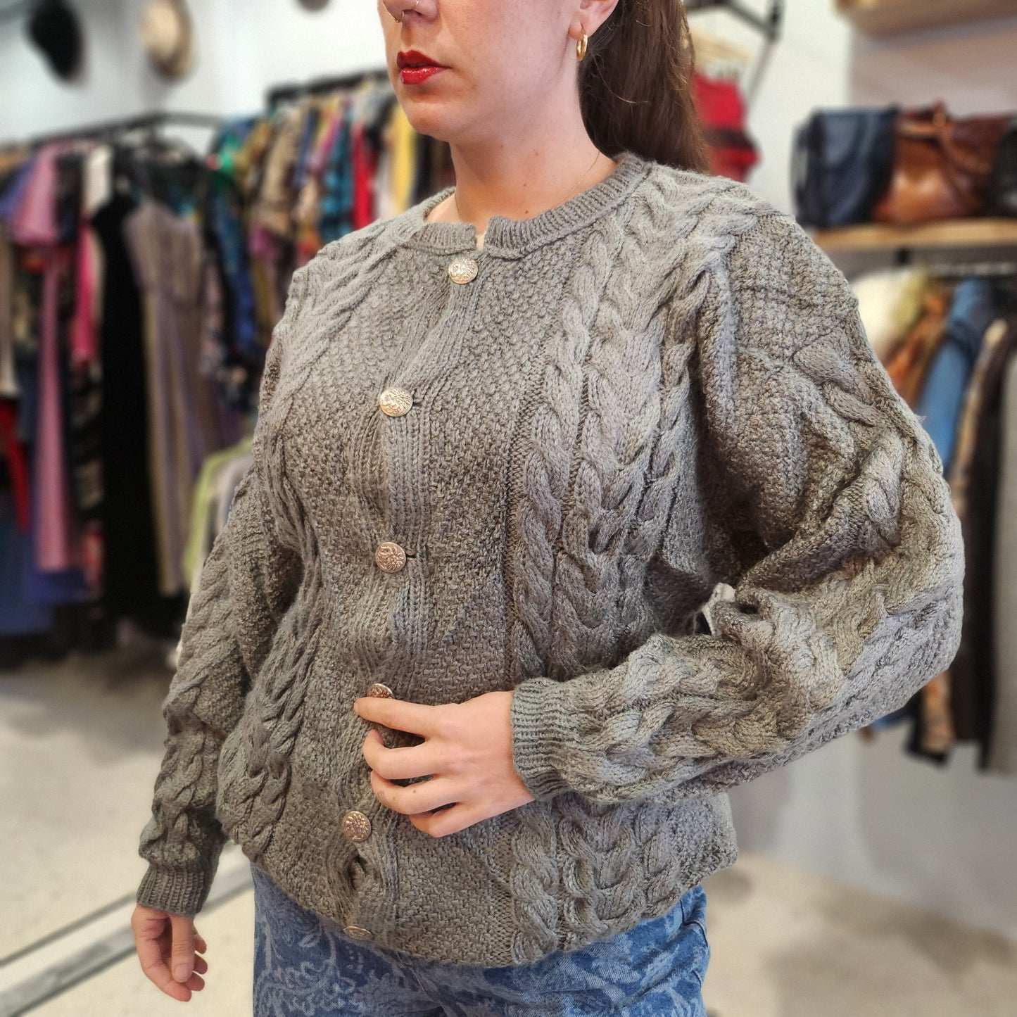 Handmade Fluffy Cardigan