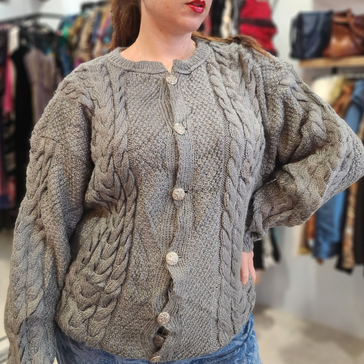 Handmade Fluffy Cardigan