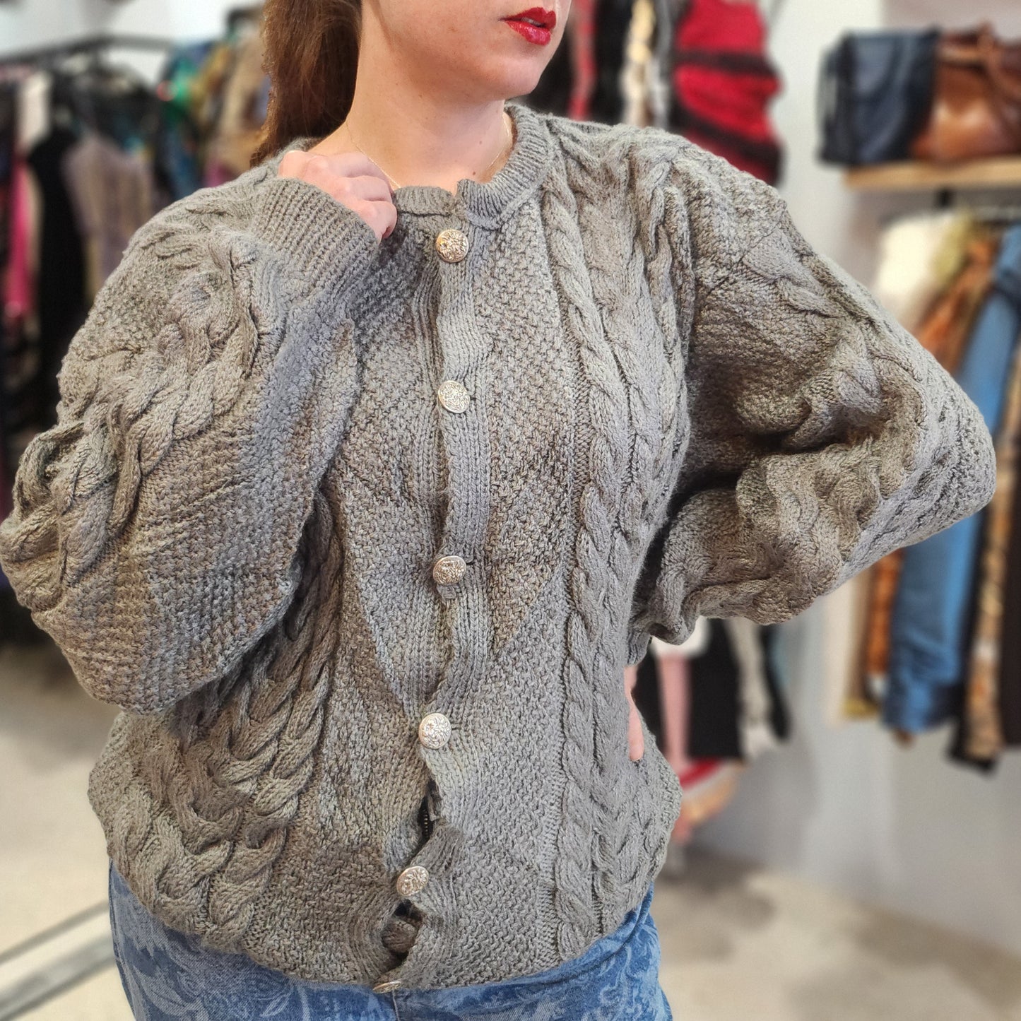 Handmade Fluffy Cardigan