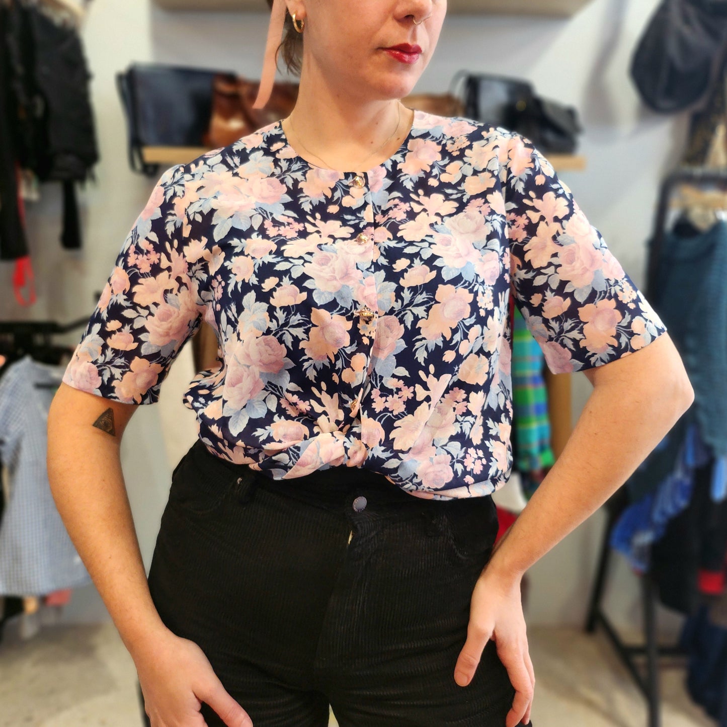 Stunning Floral Vintage Shirt