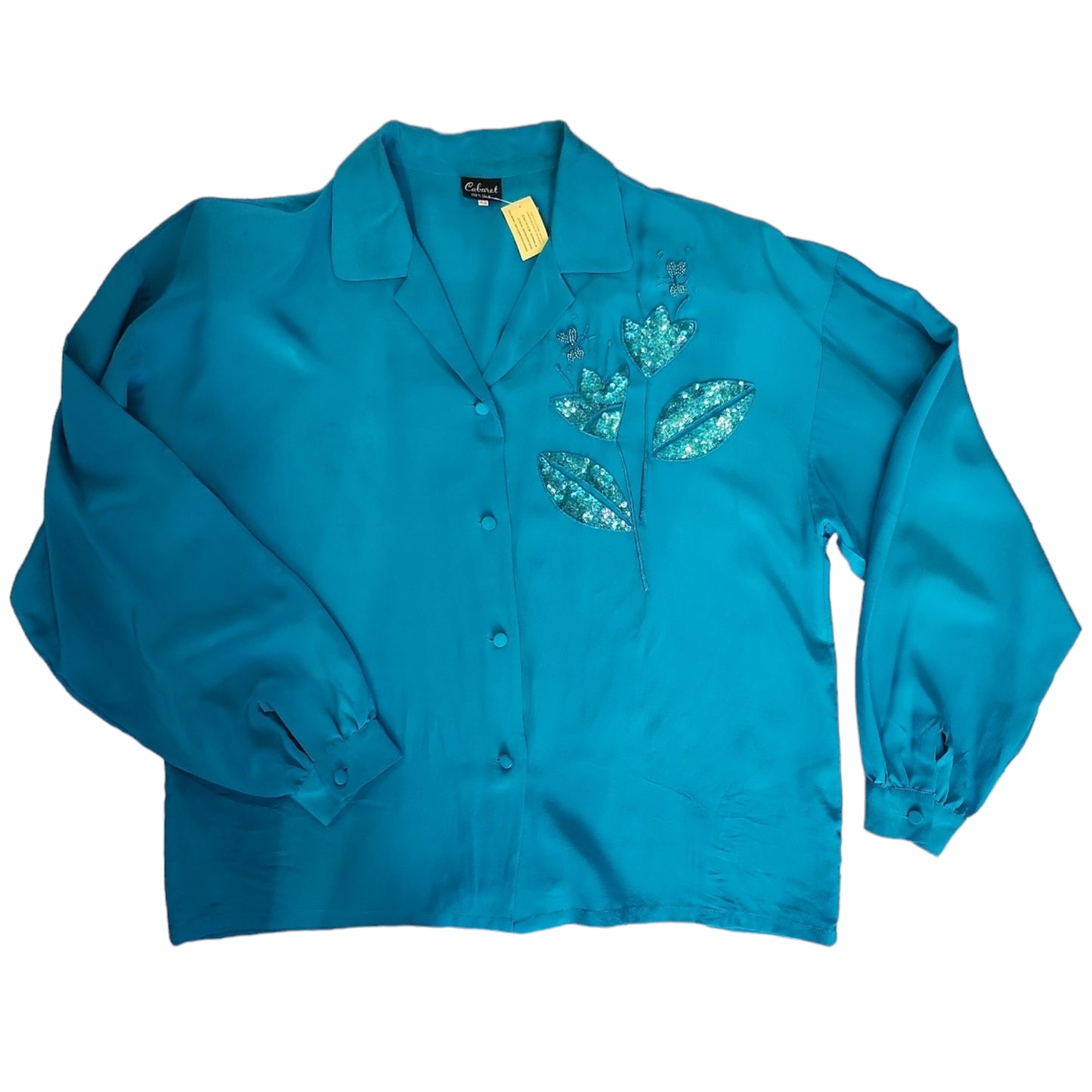 100% Silk Embroidered Top