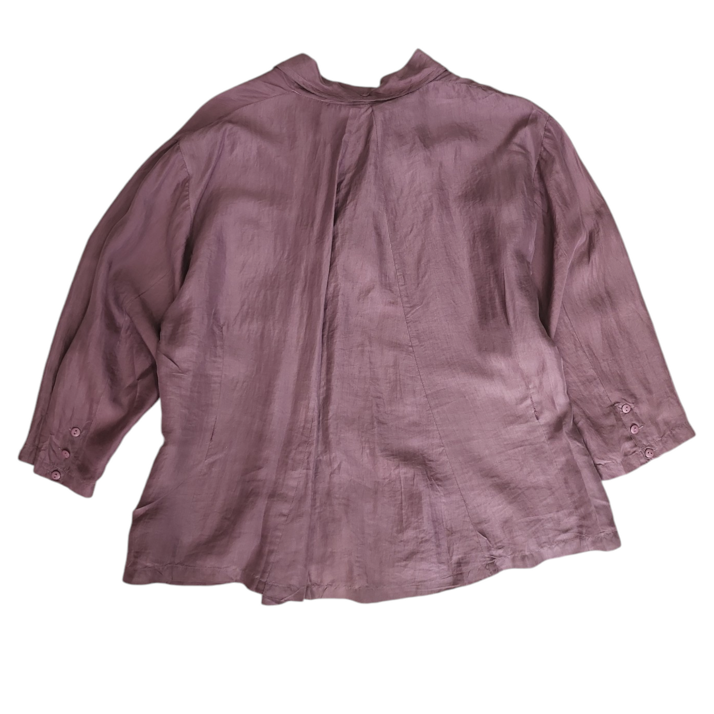 ¾ Sleeve aubergine Shirt