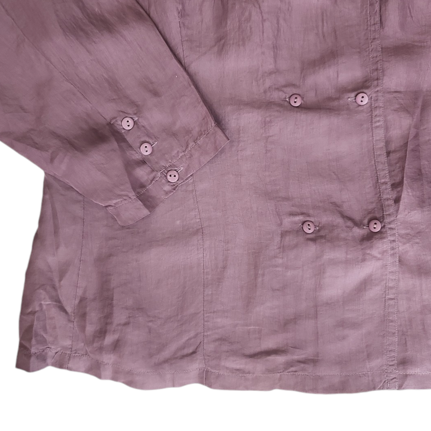 ¾ Sleeve aubergine Shirt