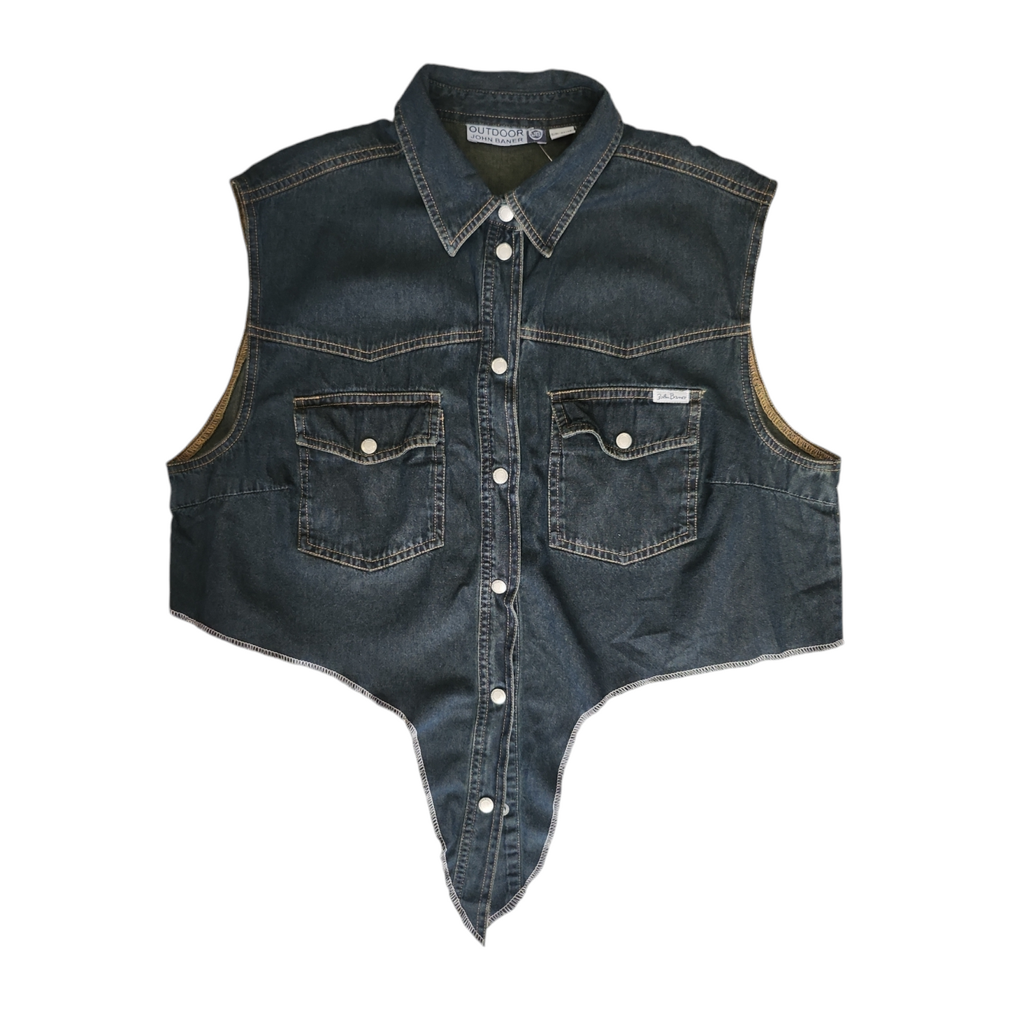 Denim Knot-Top