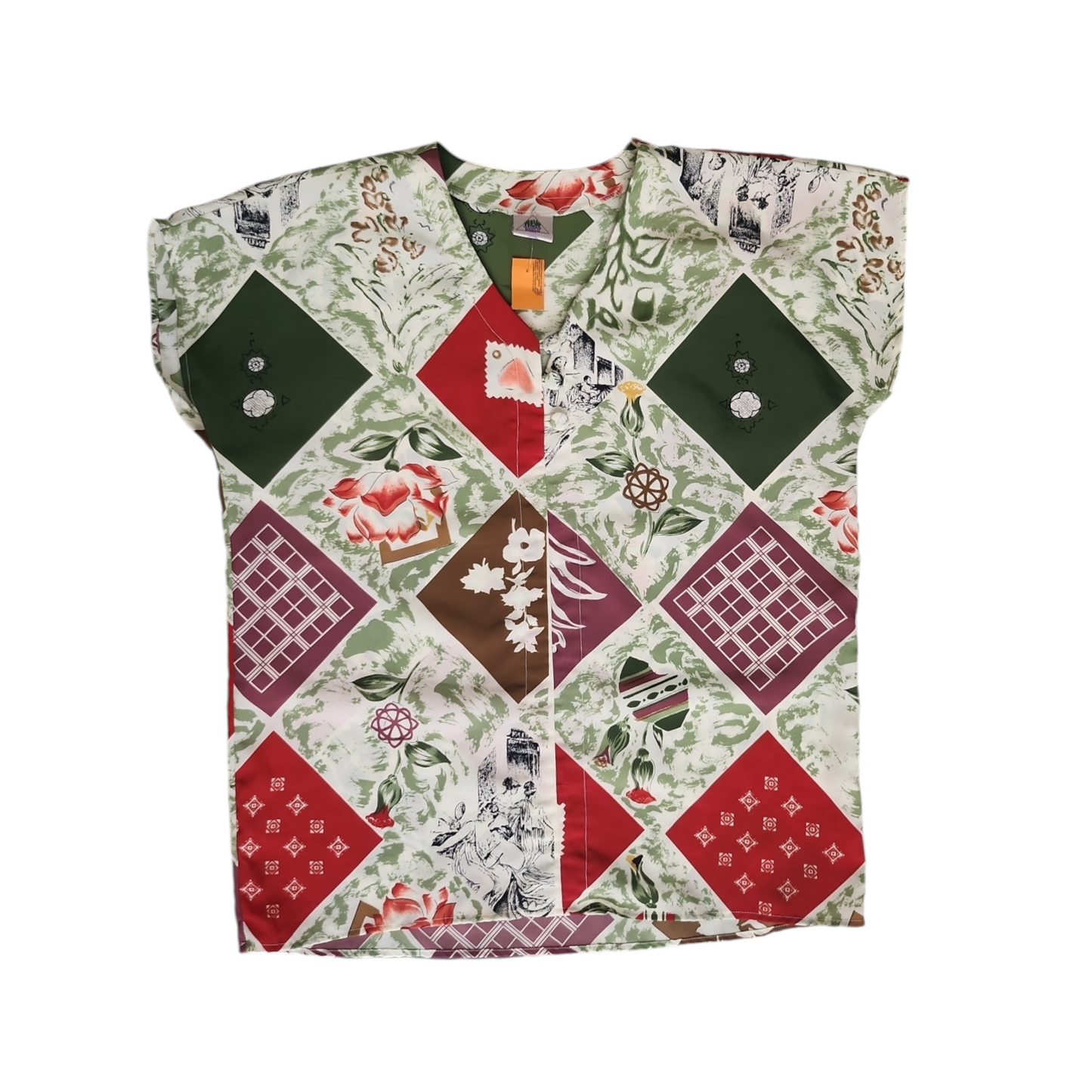 Patterned Vintage Top