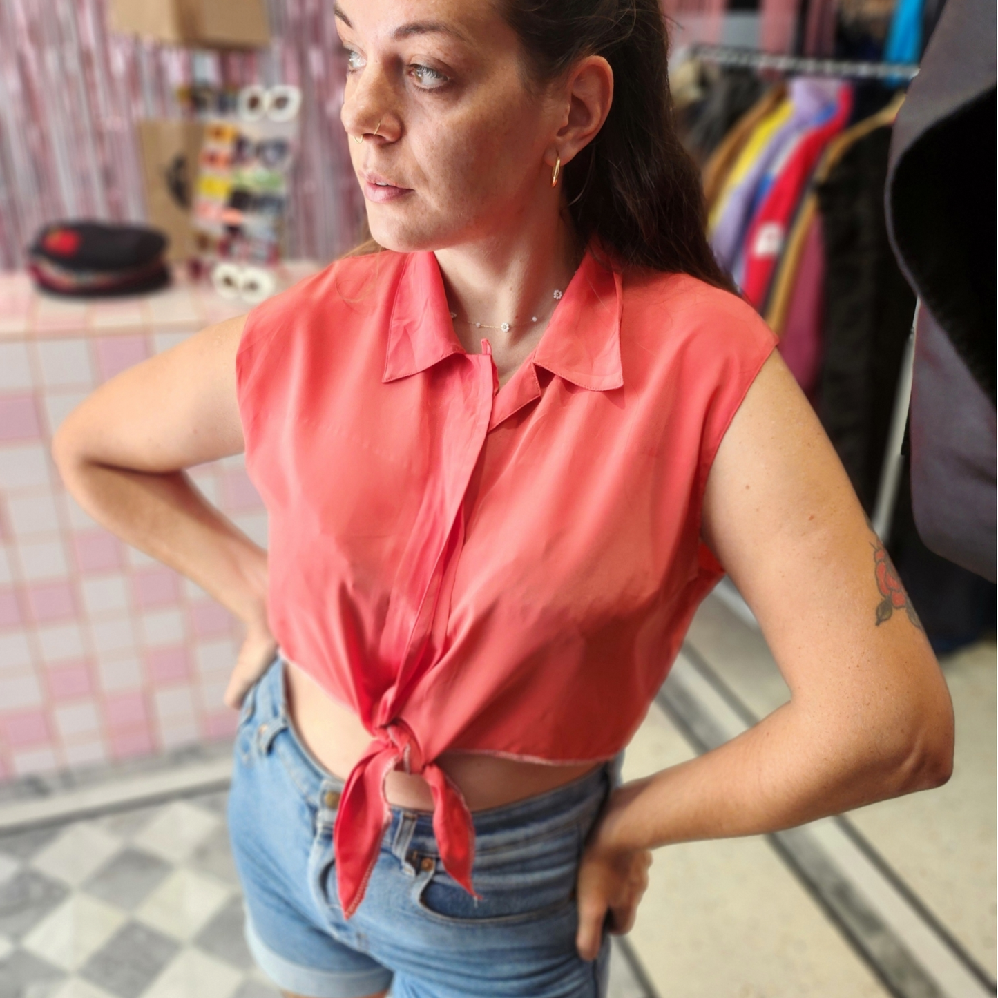 Coral 🪸 Knot-Top