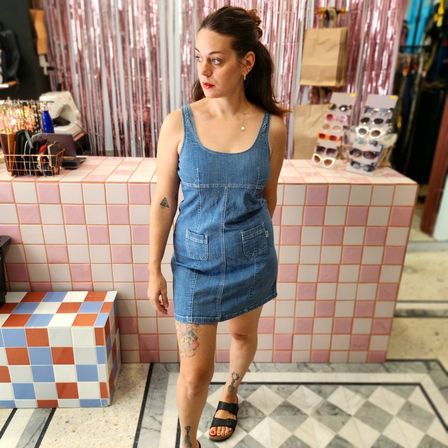 Denim Mini Dress
